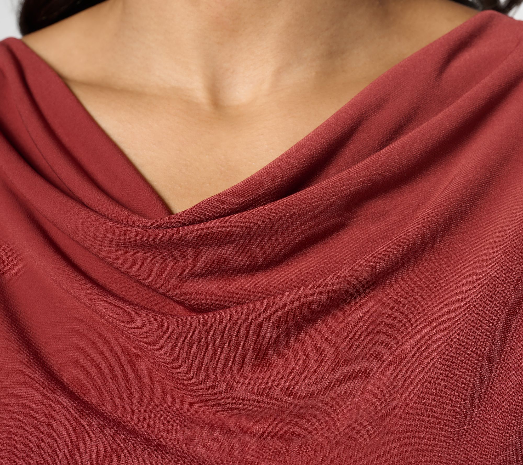 BEAUTIFUL by Lawrence Zarian Long Sleeve Cowl Neck Knit Top