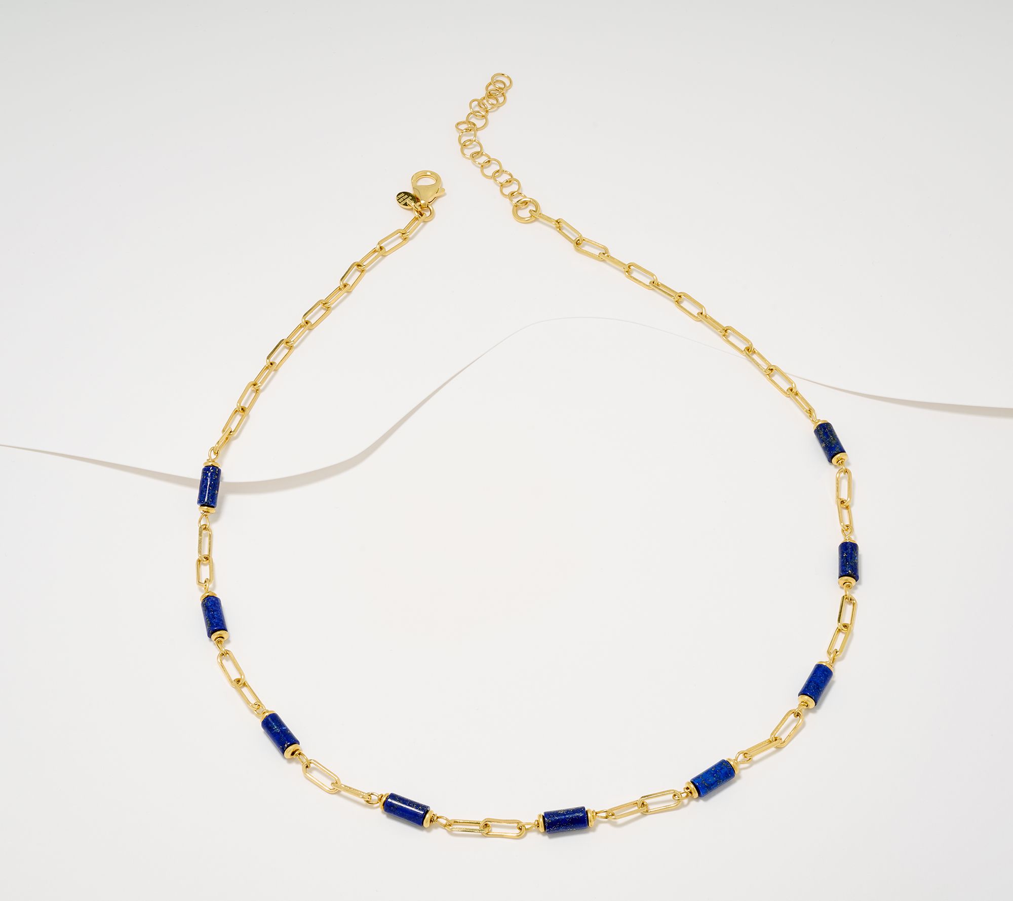 David Markstein Bronze Gemstone Station Paperclip 18