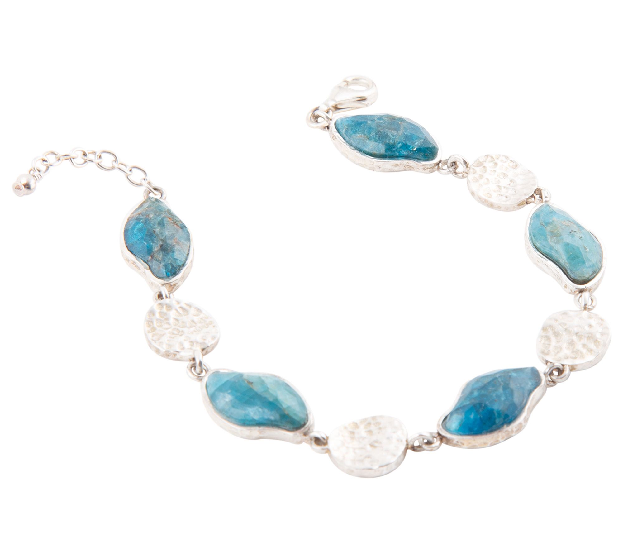 Barse Artisan Crafted Sterling Luna Apatite Bracelet