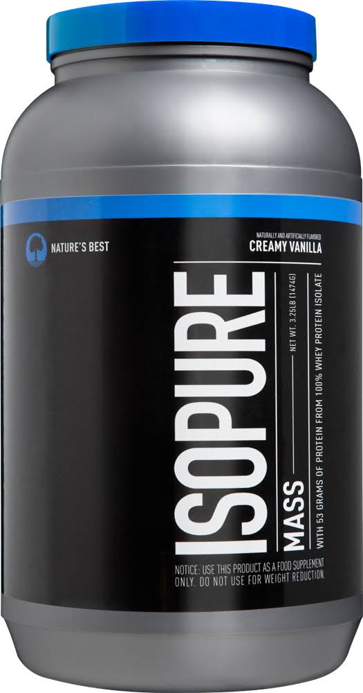 Isopure Mass, Dutch Chocolate - 112 oz