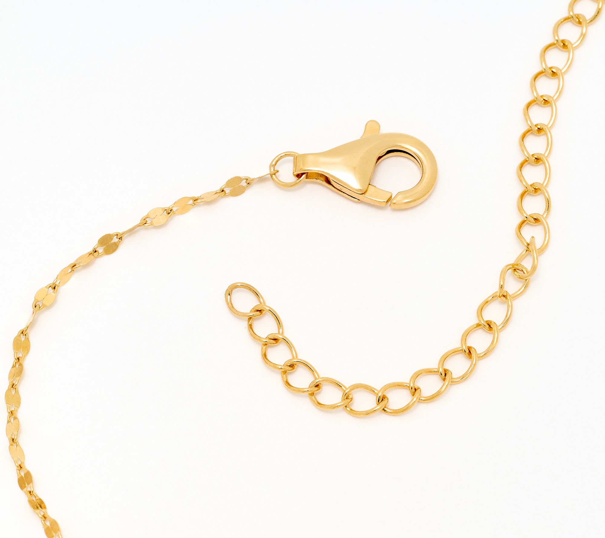 Diamonique x Jennifer Miller Round Pave Necklace, Sterling Silver