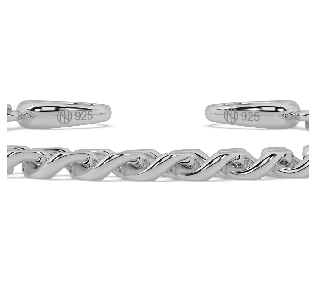 ONI Fine Jewelry Sterling Silver Maxi Cuban Link Bracelet