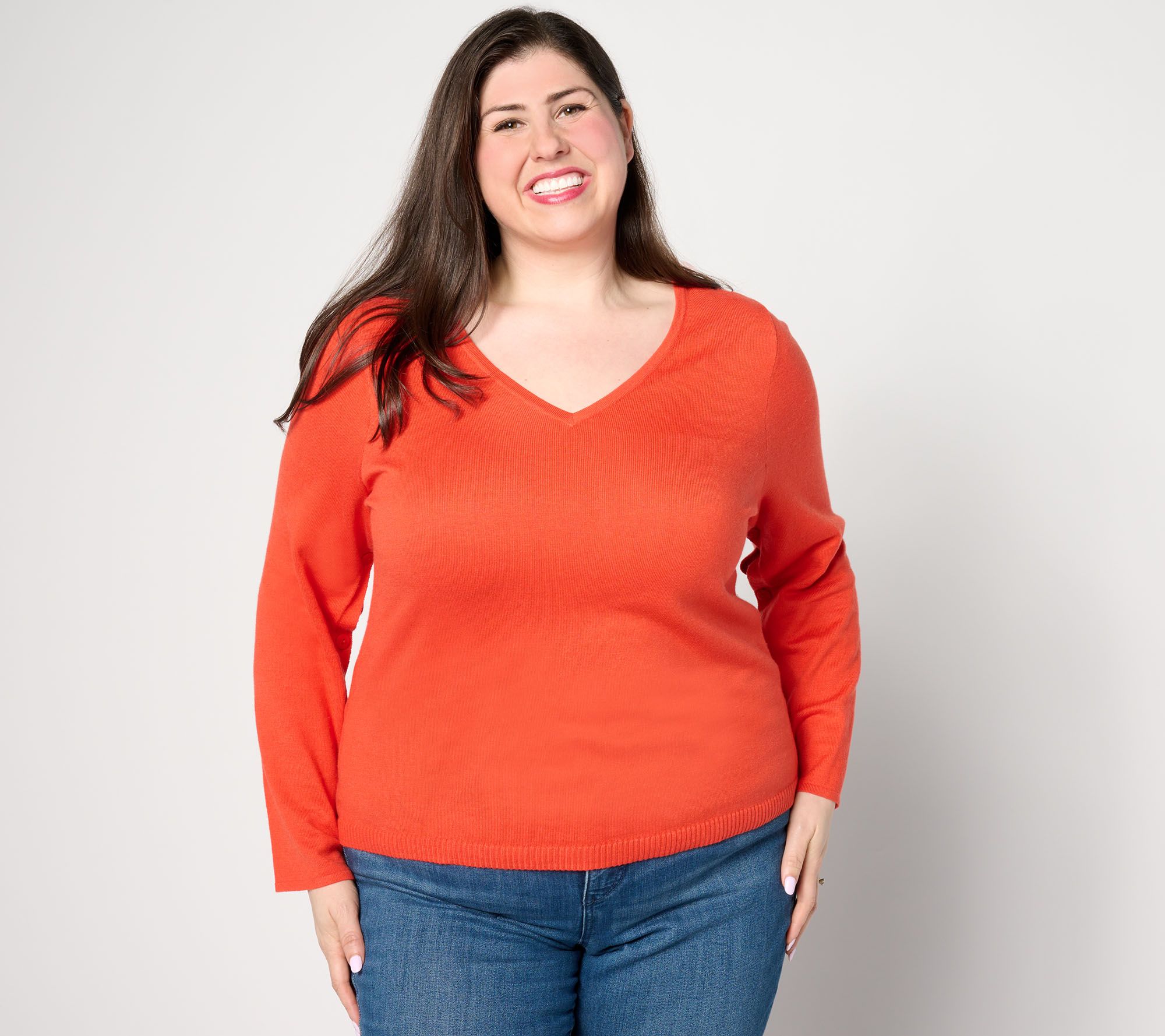 BEAUTIFUL by Lawrence Zarian The Sophie Button Sleeve Sweater