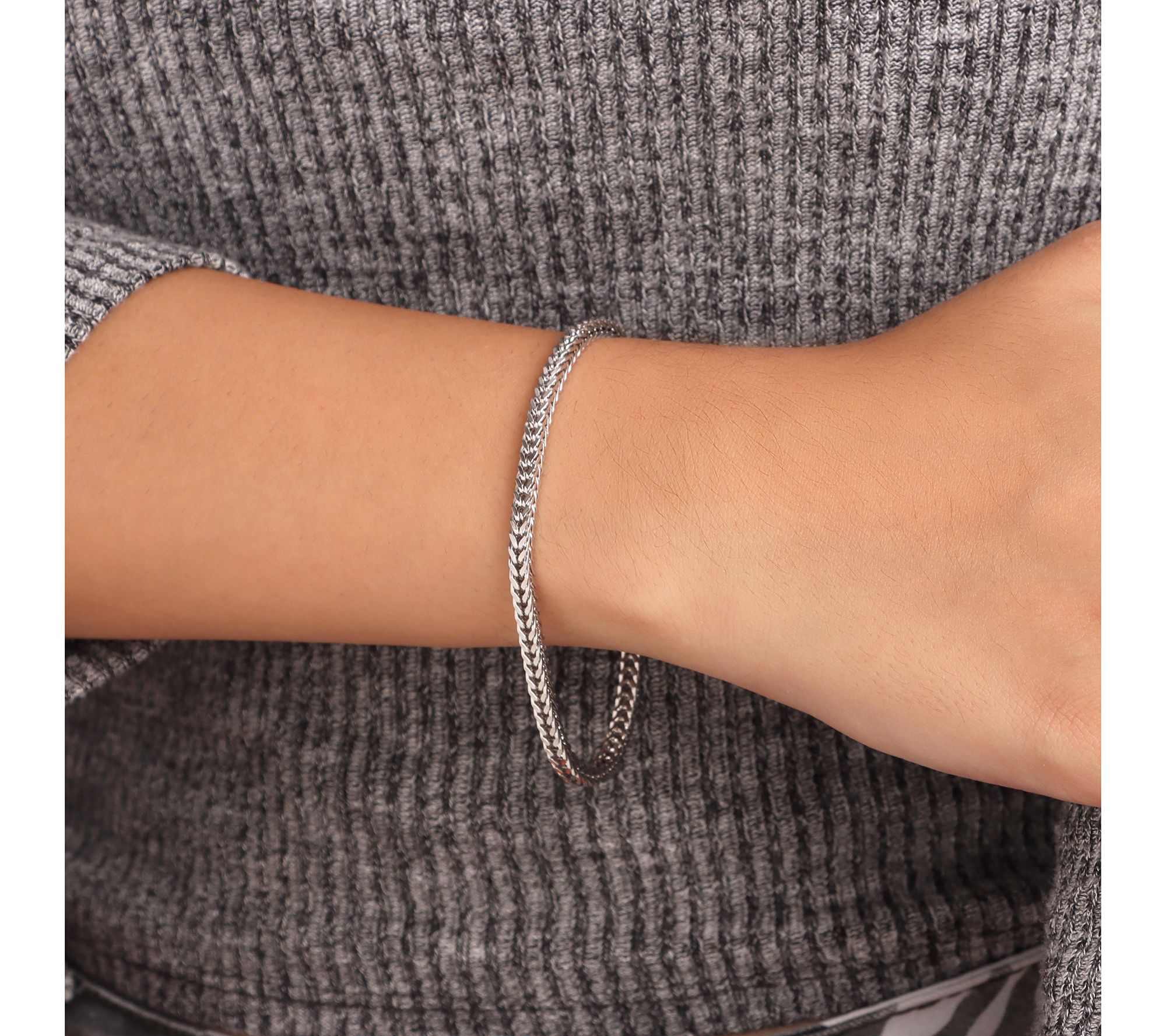 David Markstein Bronze Magnet Closure Spiga Chain Bracelet