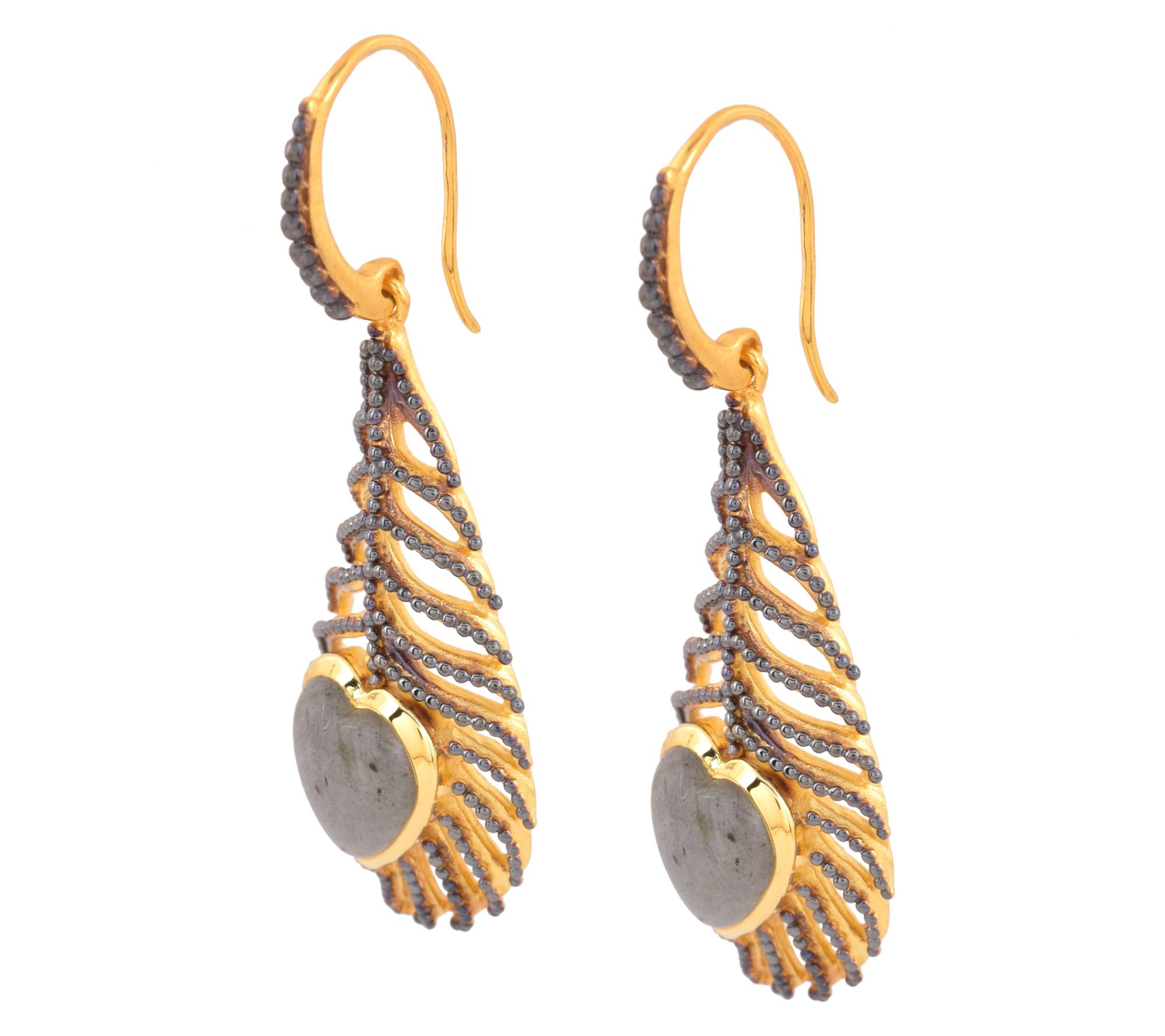 Affinity Gems Labradorite Dangle Earrings, Sterling