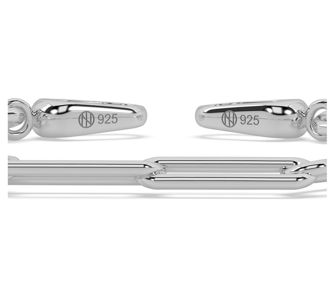 ONI Fine Jewelry Sterling Silver Maxi Clip Bracelet
