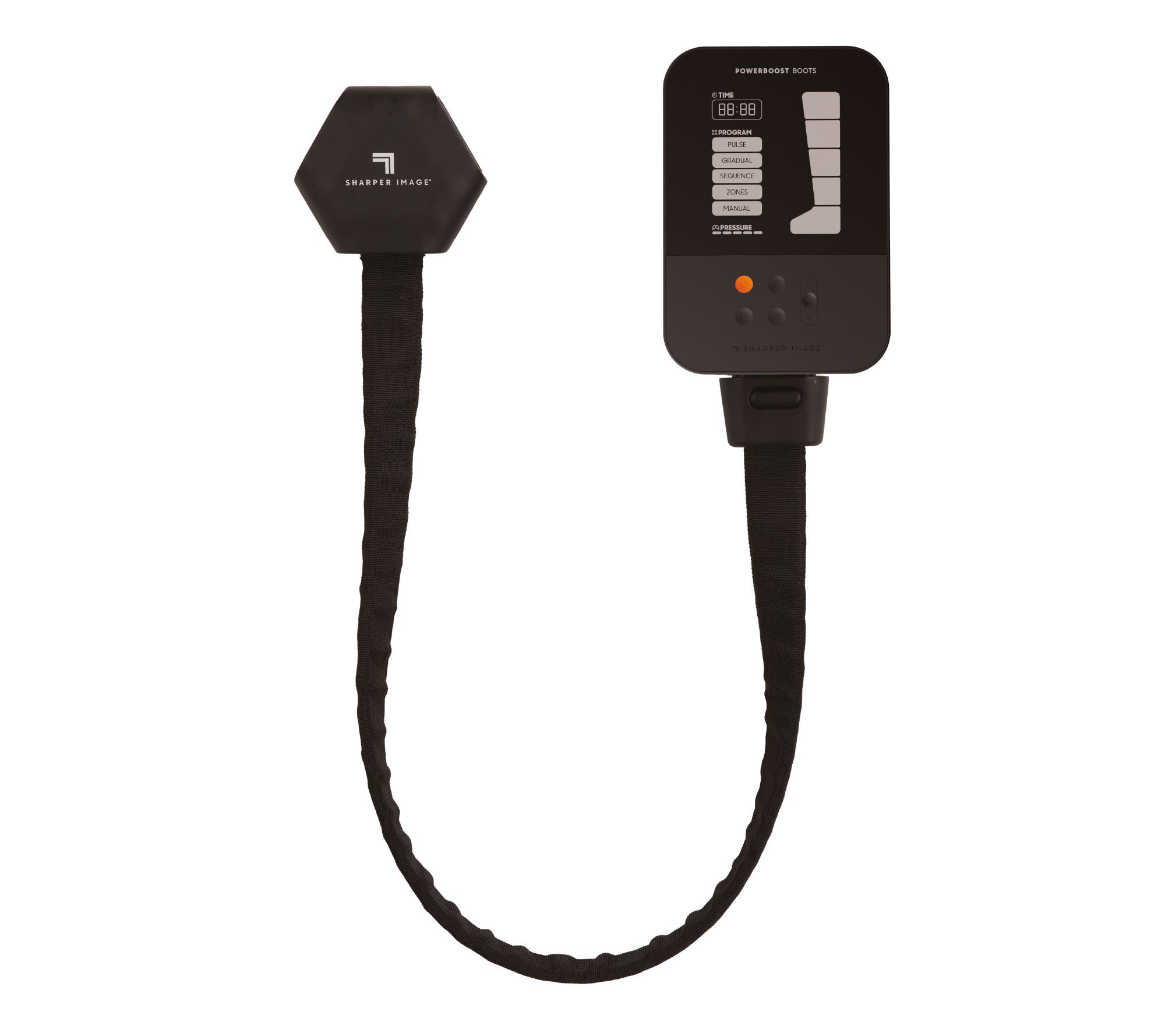 Sharper Image PowerBoost Air Compression Leg Massager 32