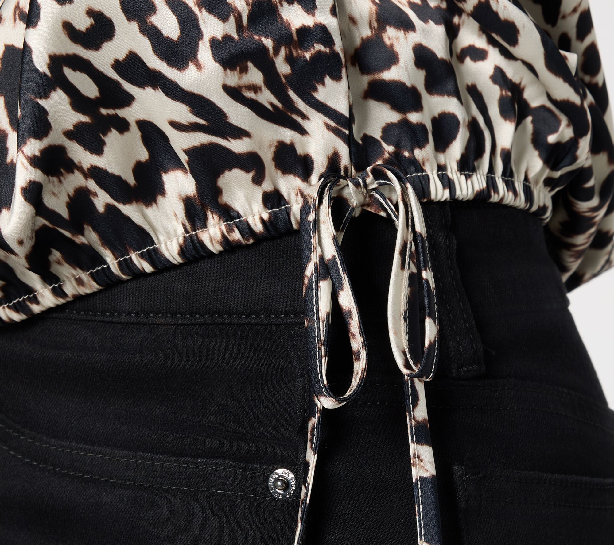 RM Studio x Rebecca Minkoff Lantern Sleeve Blouse