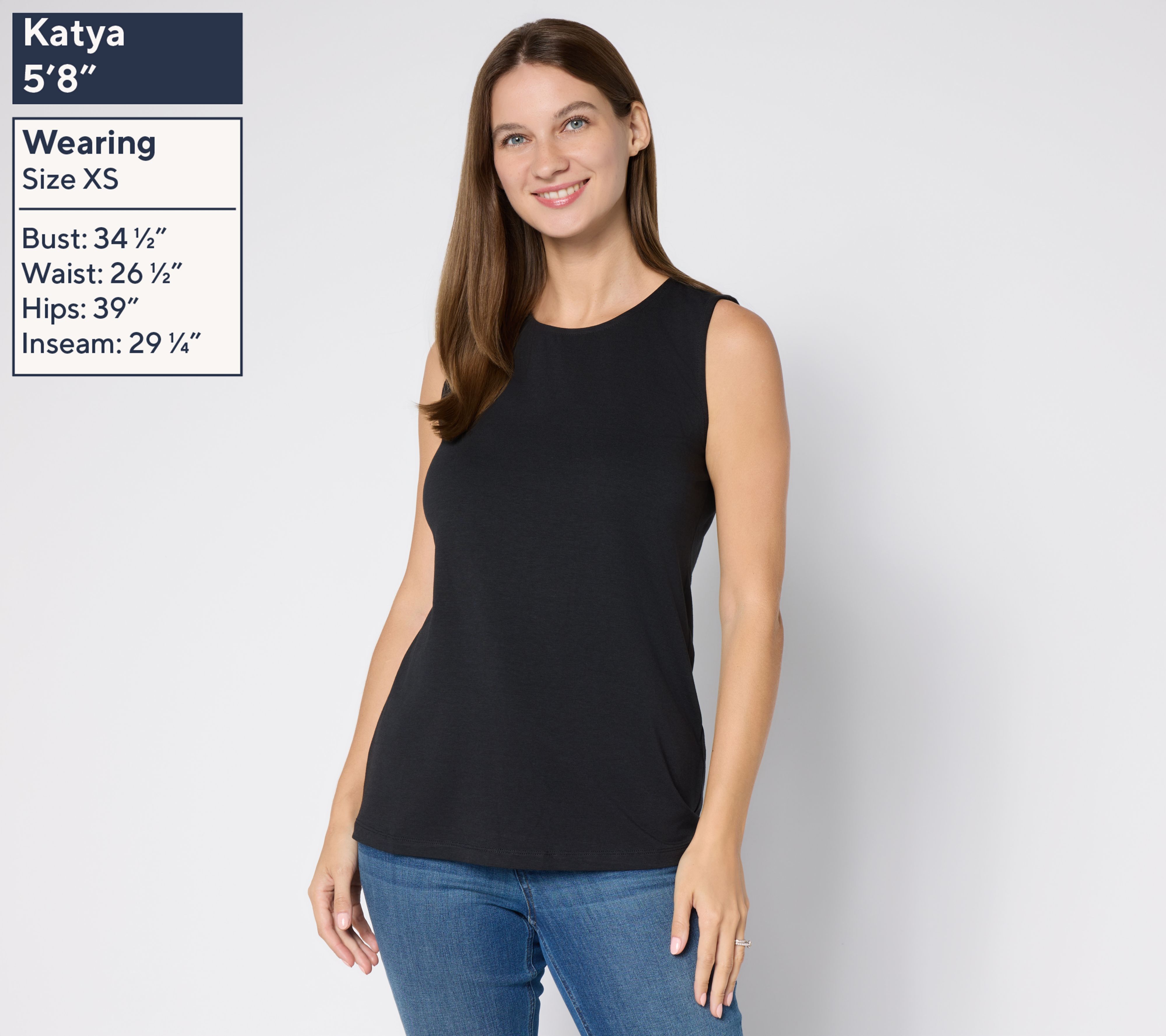 Denim & Co. Essentials So Soft Jersey 2-Pack Tanks