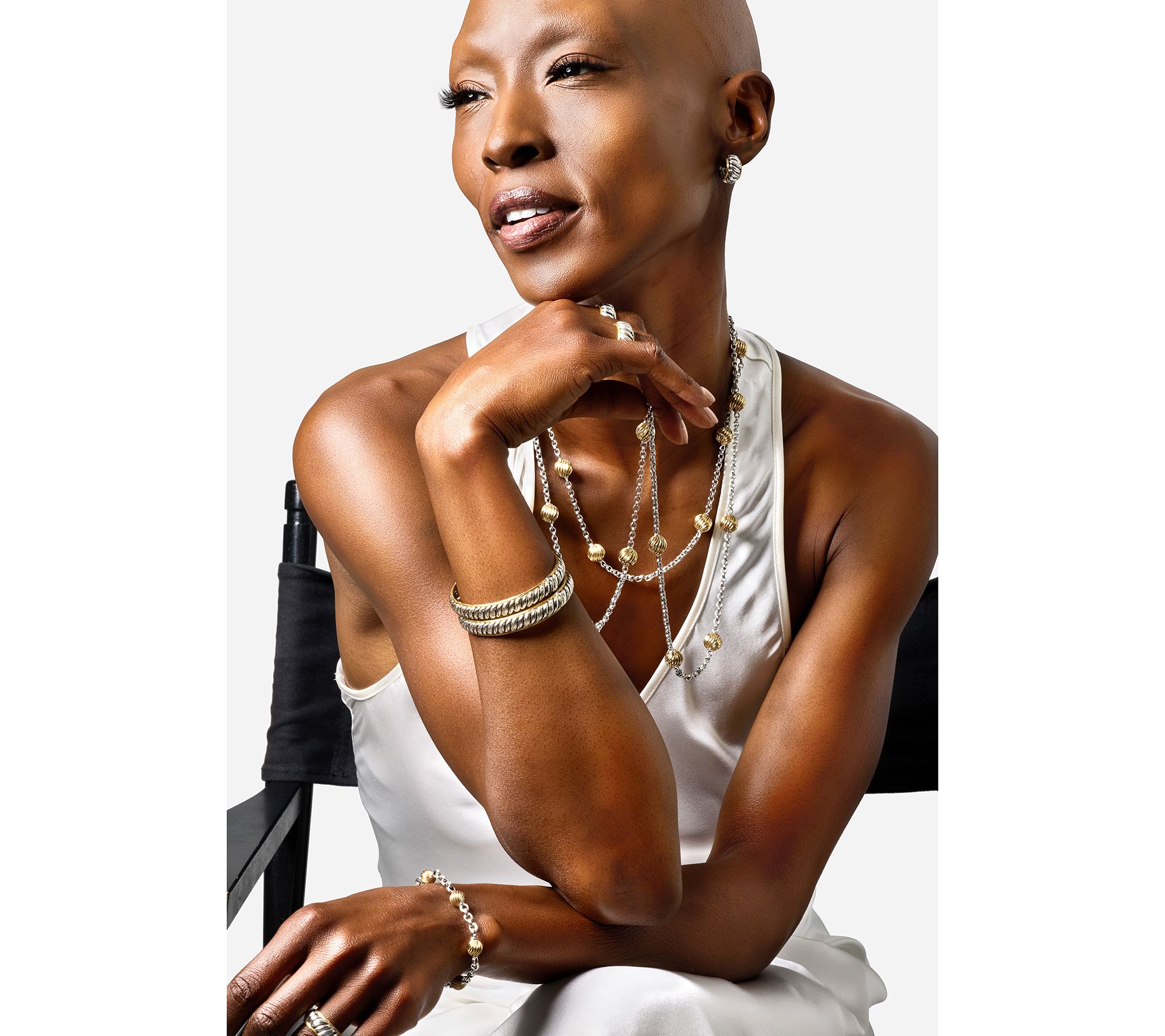 Christian James by Scott Grimes Sterl & 14KClad Two Tone 1/2