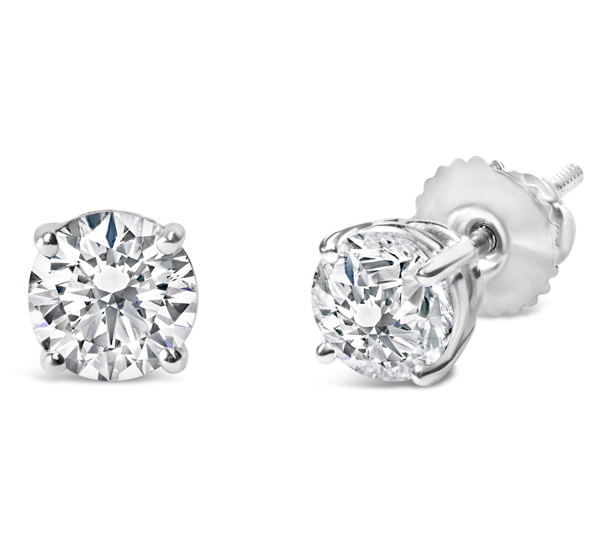 Haus of Brilliance Lab Grown Diamond Earrings,Sterling