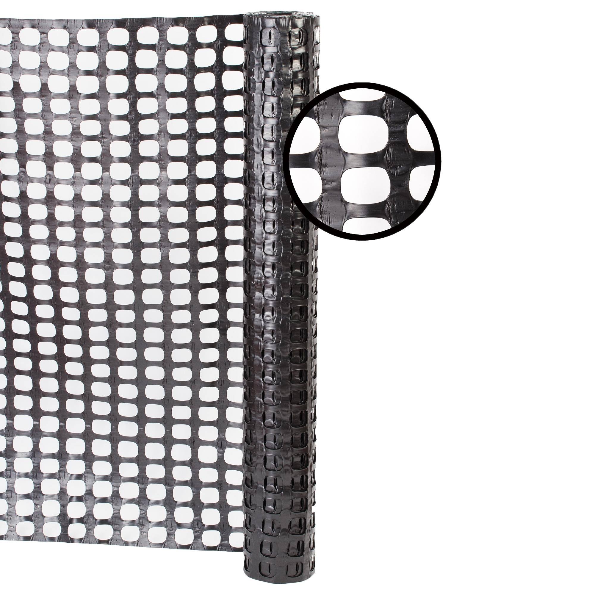 Resinet Heavy Duty Snow Control Fence - 4 ft x 50 ft - Black