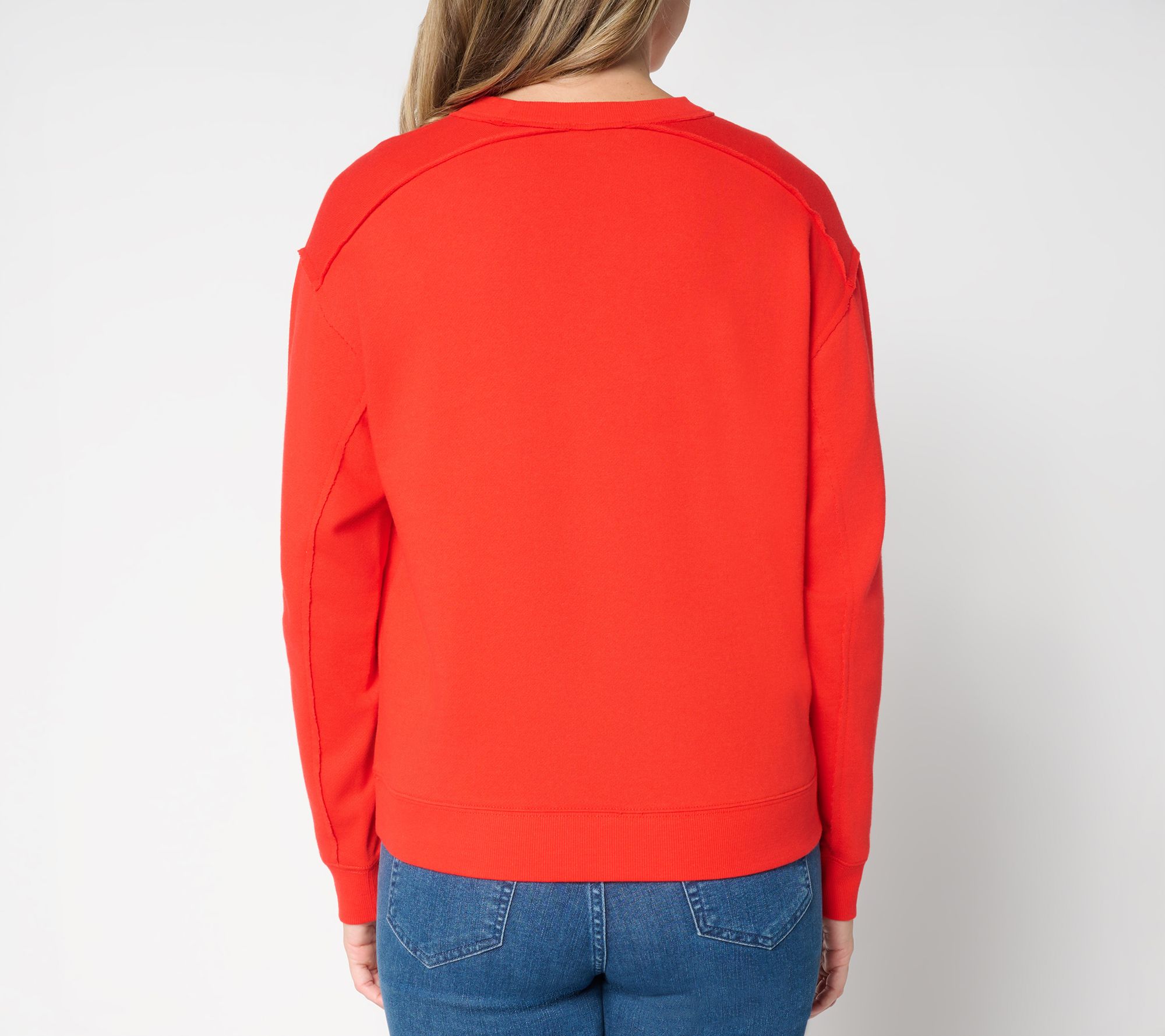 Studio Park x Amy Stran Raw Edge Graphic Sweatshirt