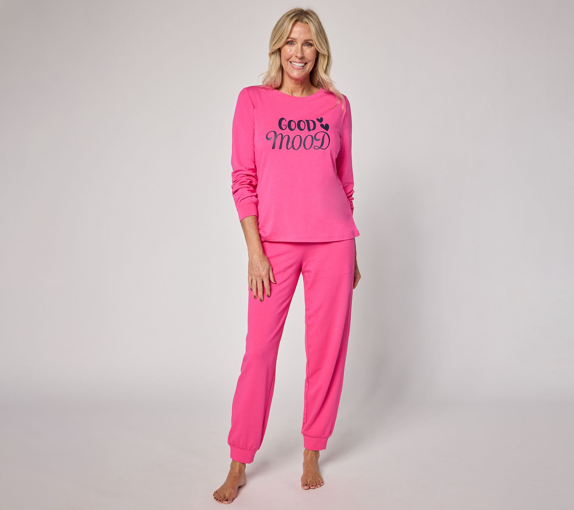 AnyBody Cozy Knit Message Top