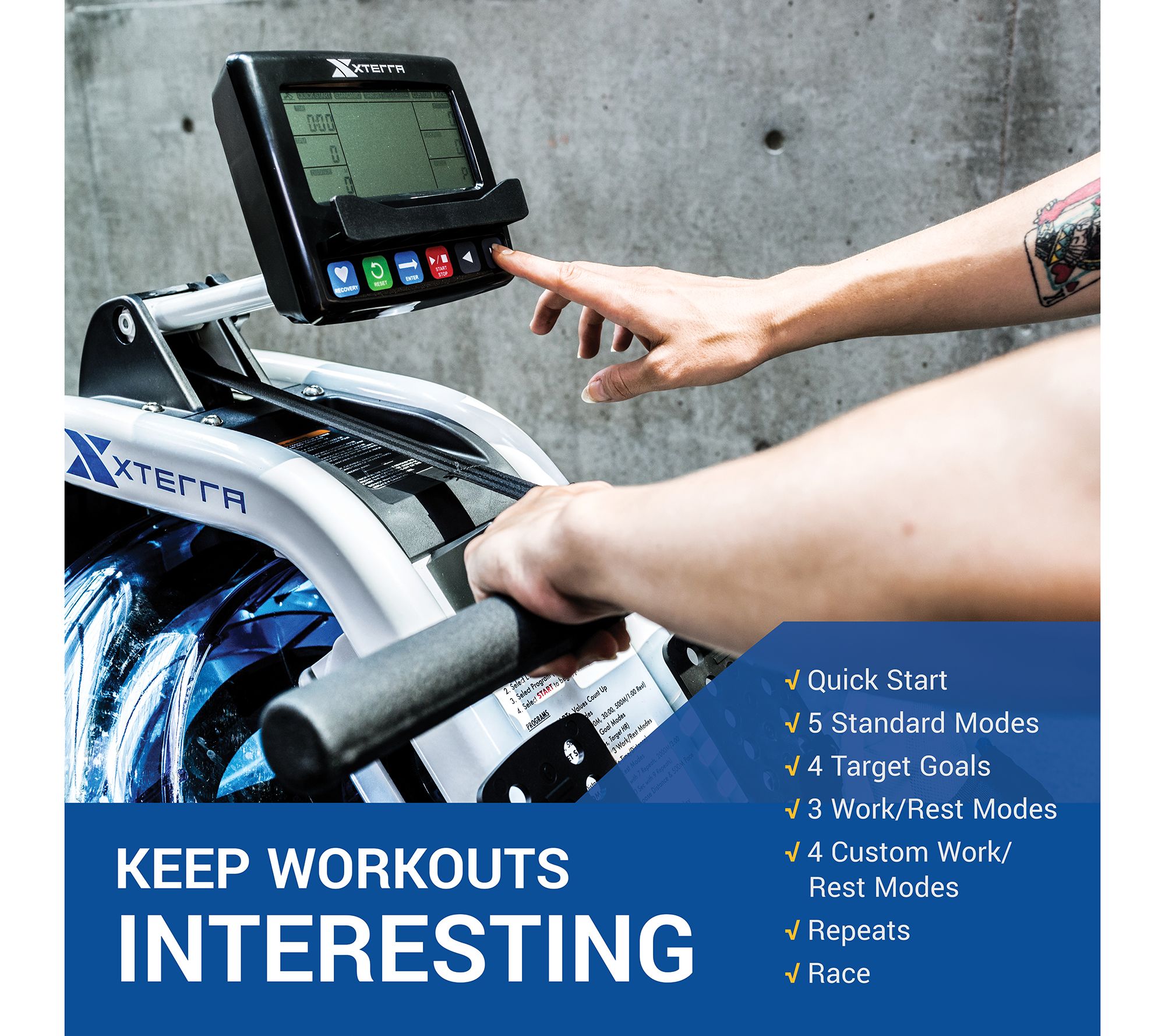 XTERRA Fitness ERG650W Water Rower