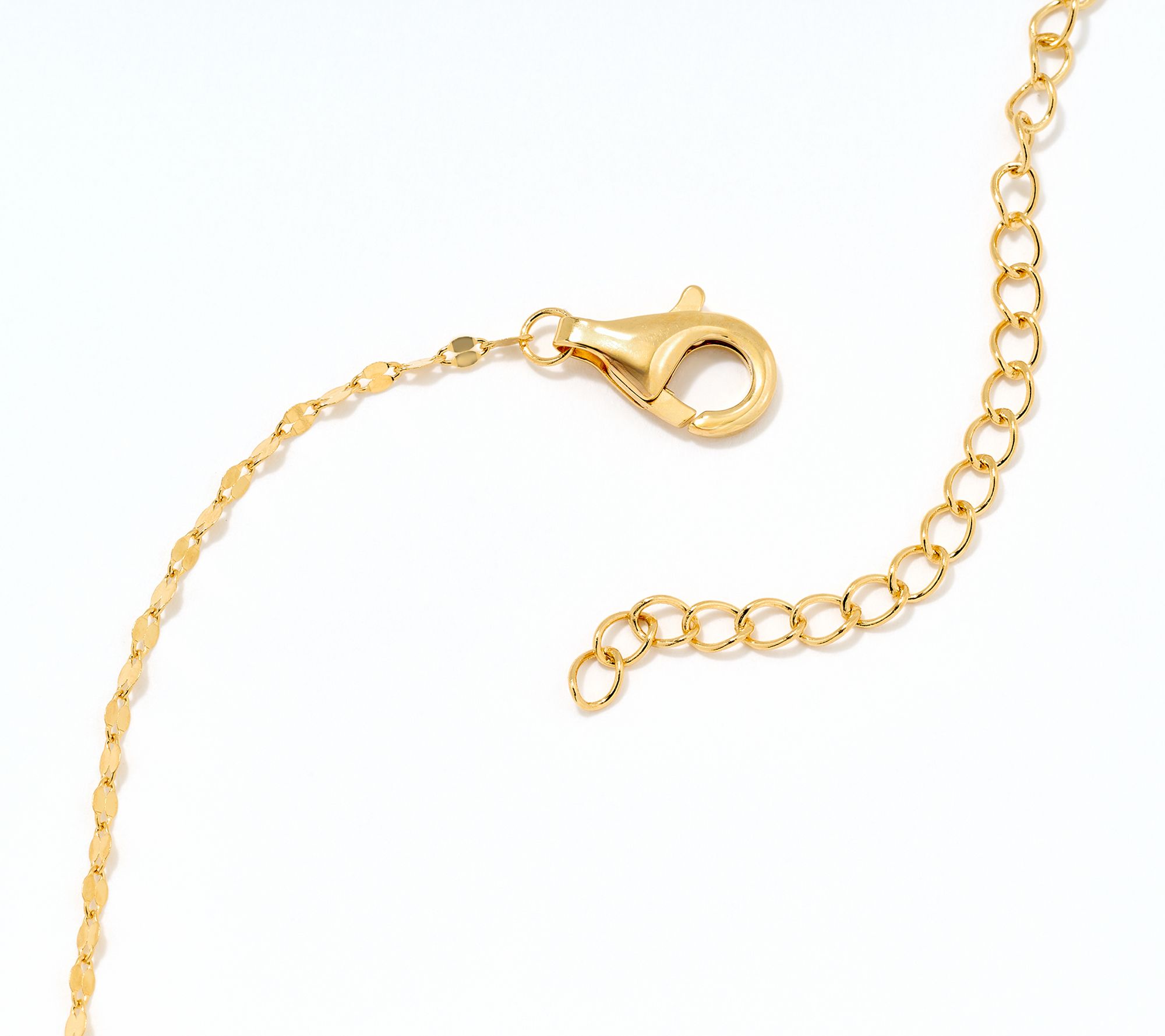 Diamonique x Jennifer Miller Rectangular Pave Necklace, Sterling Silver