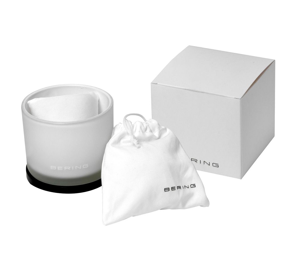 Bering Men's Titanium Blue Dial Bracelet Watch