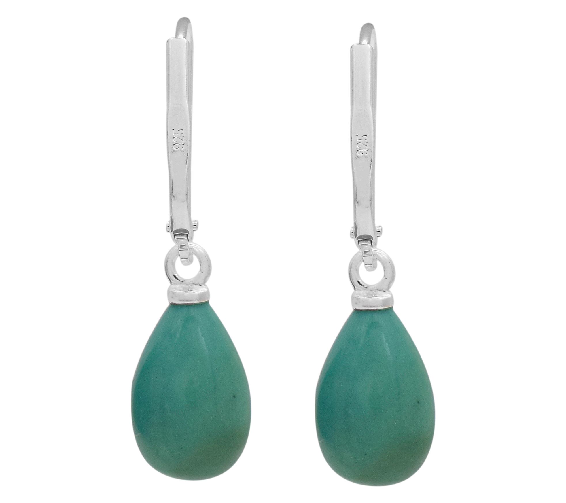 Affinity Gems Sleeping Beauty Turquoise Earrings, Sterling