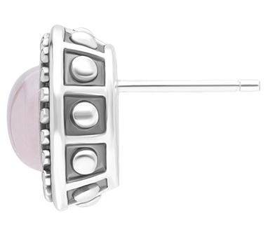Tiffany Kay Studio Sterling Silver Rose Quart z Stud Earrings