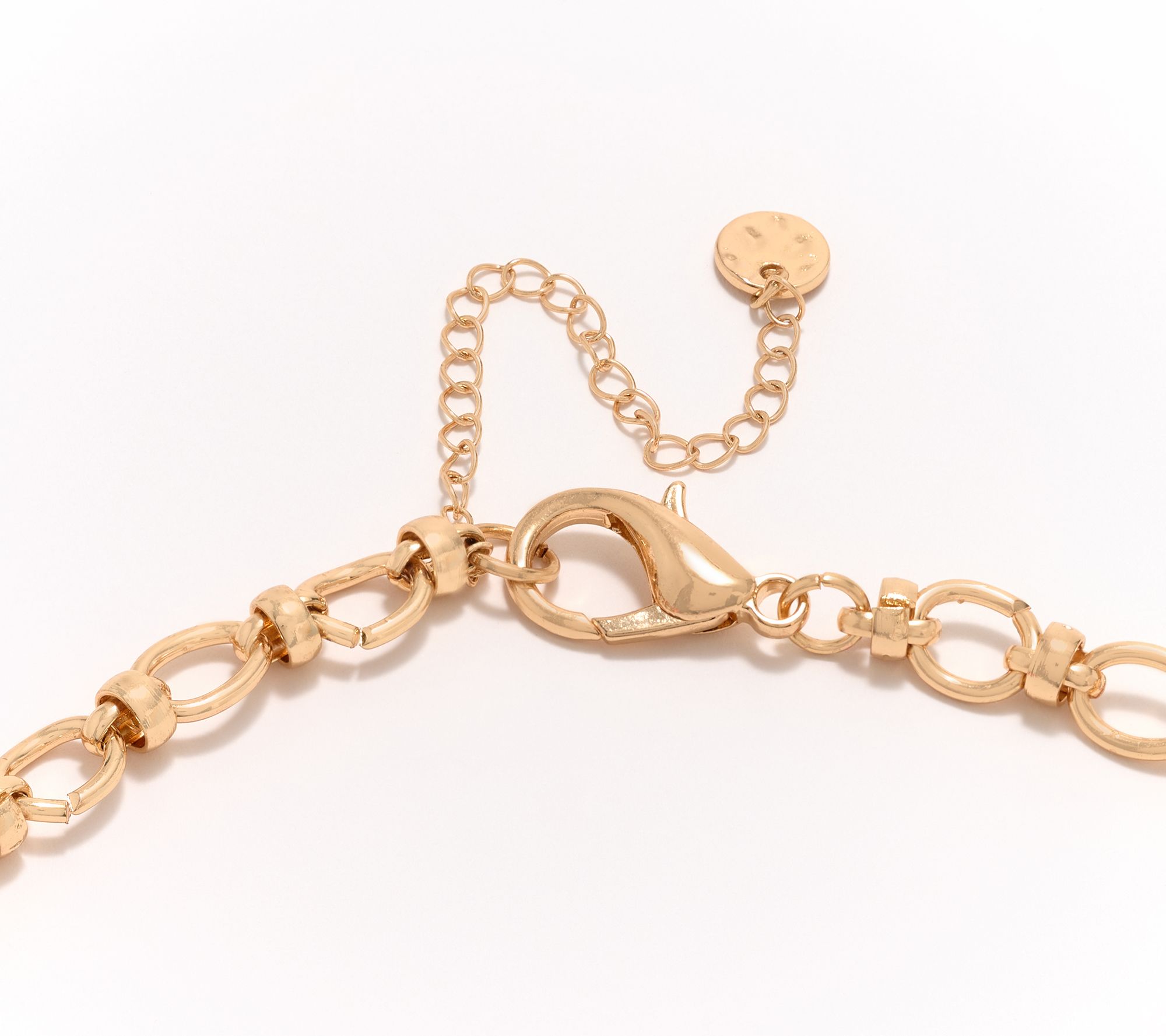 Susan Graver Faceted Oval Necklace