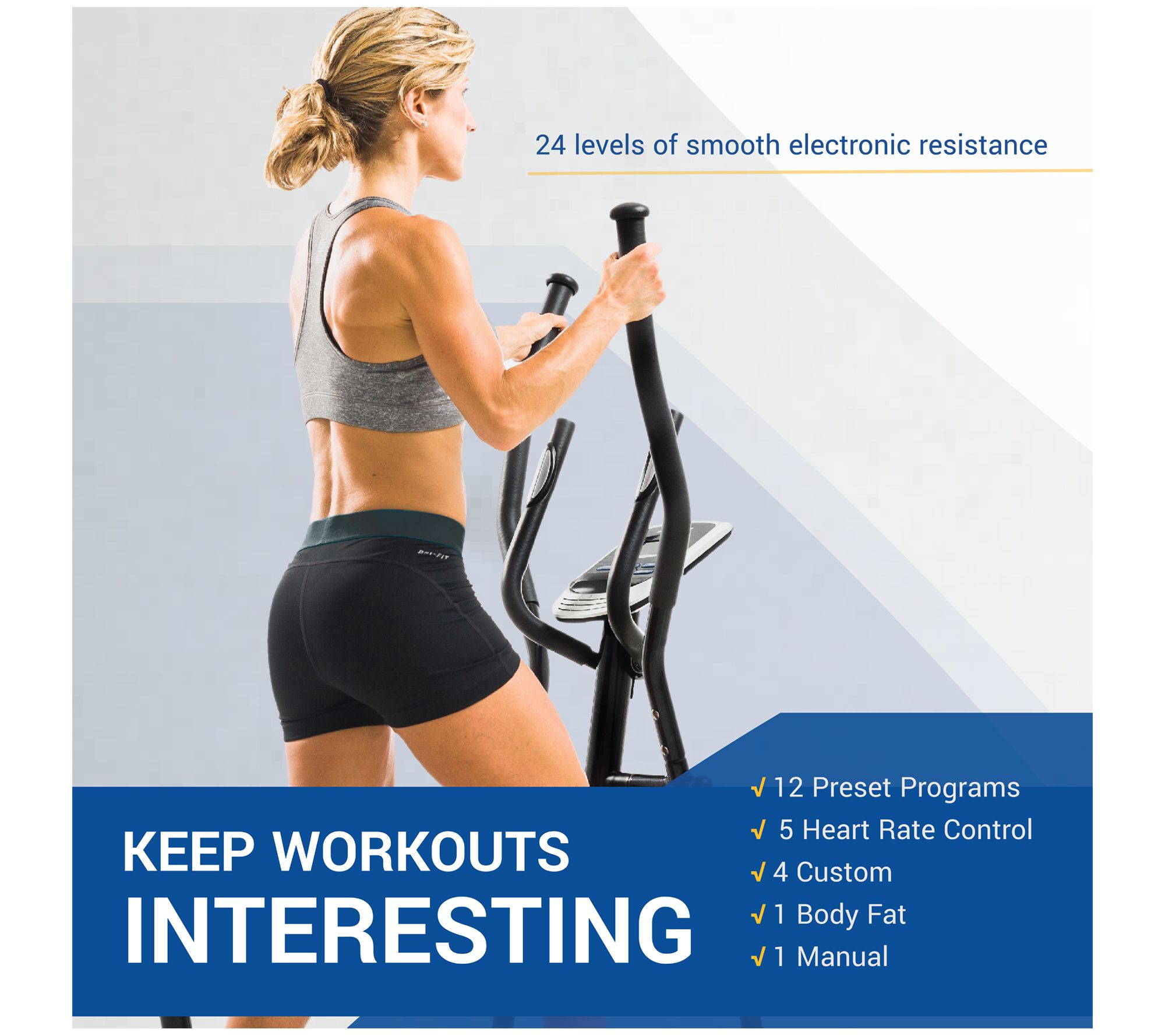 XTERRA EU150 Elliptical/Upright Bike Hybrid