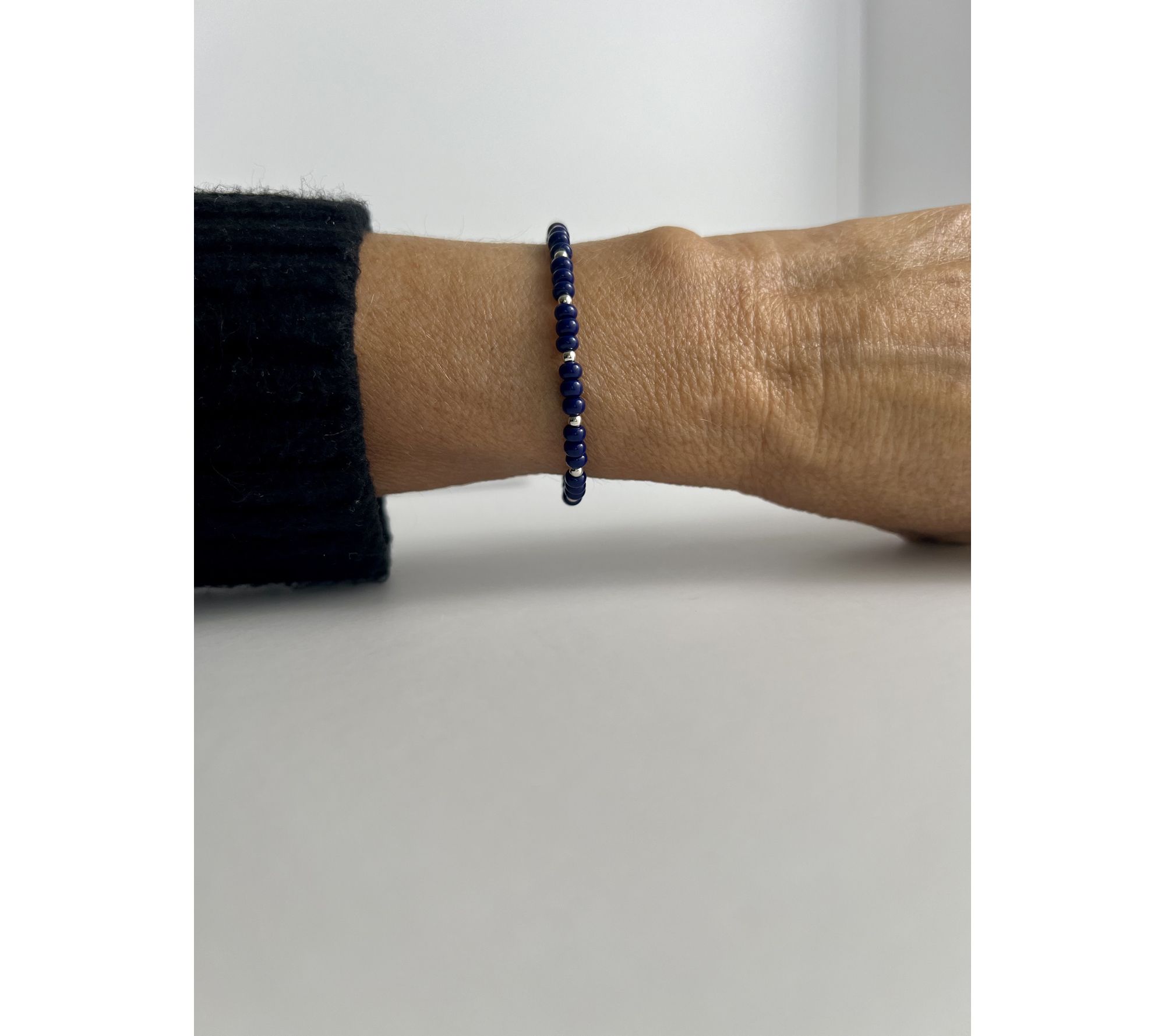 MaeMarie Wraps Peacock Bubble Slip On Bracelet,Sterling