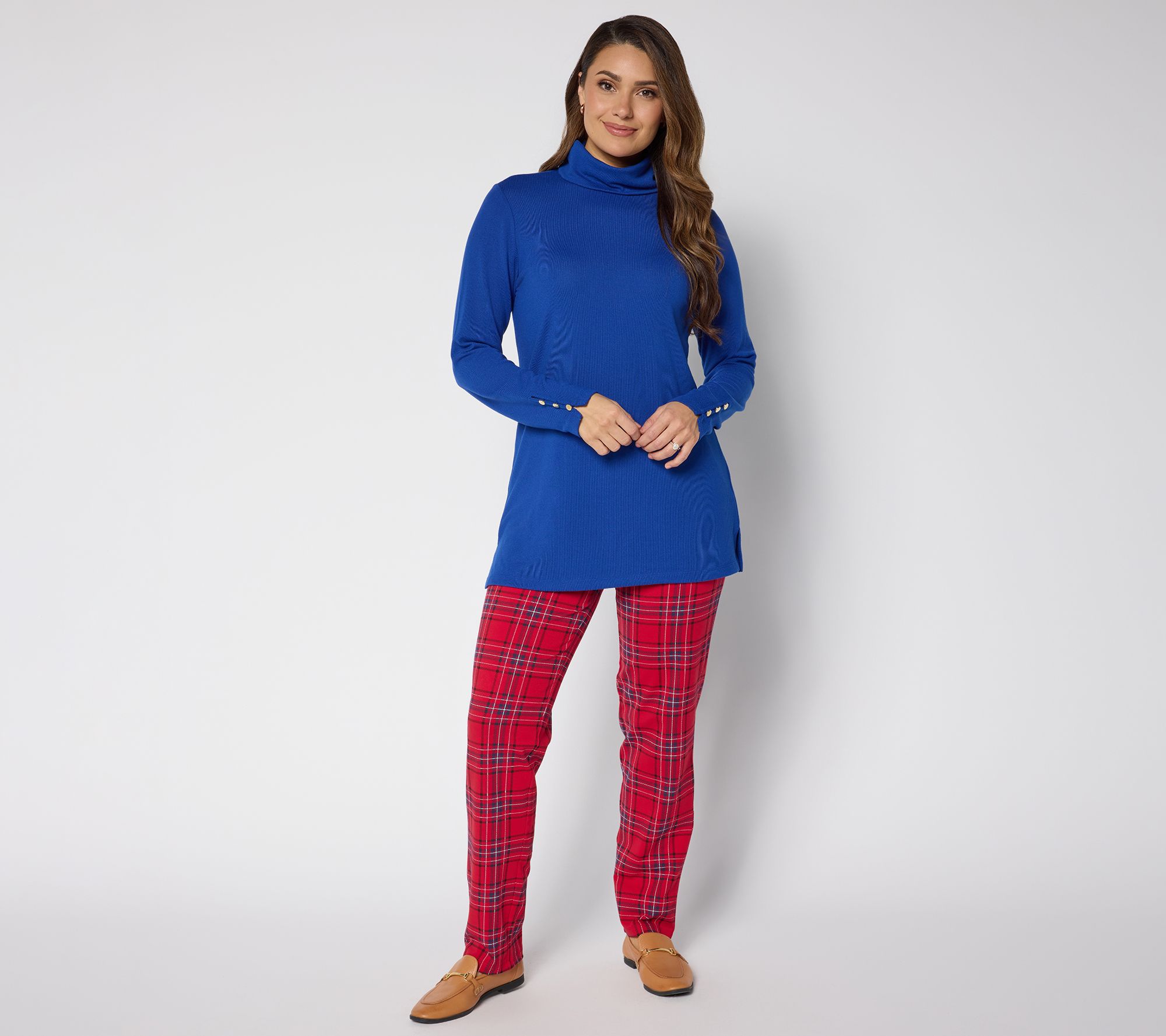 Denim & Co. Essentials Regular Heavenly Jersey Tunic