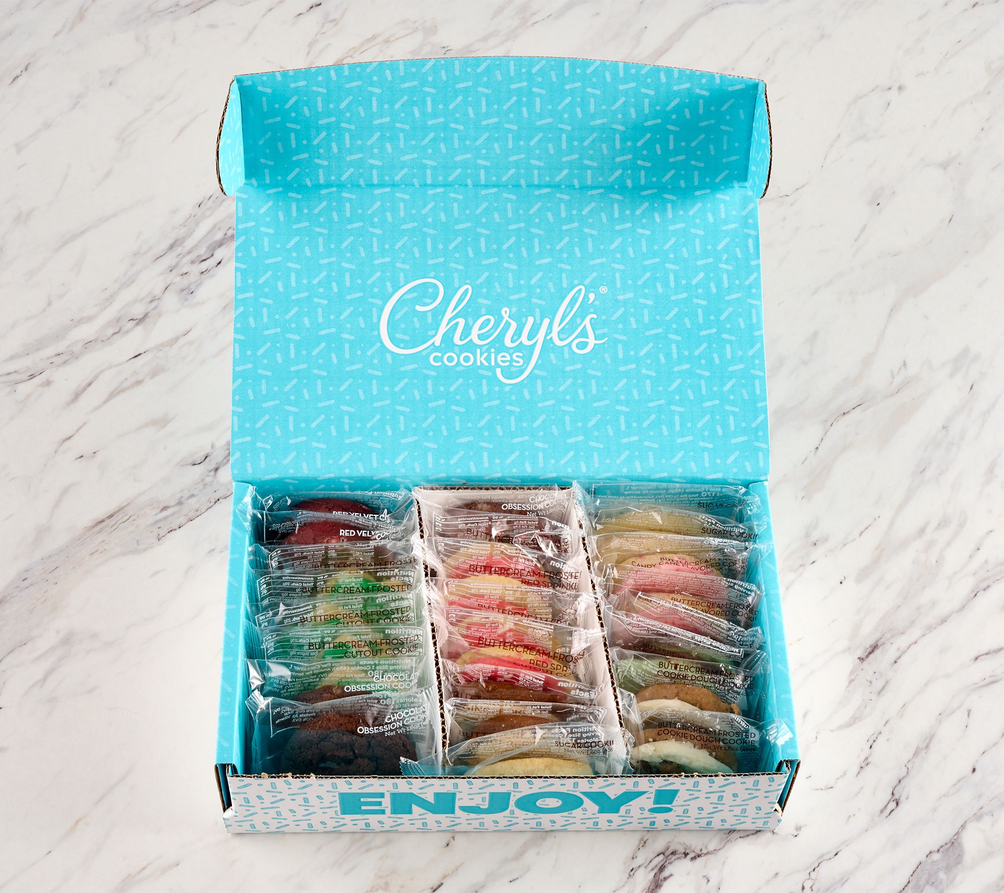 SH 12/8 Cheryl's 24 Pc Holiday Cookies Auto-Delivery