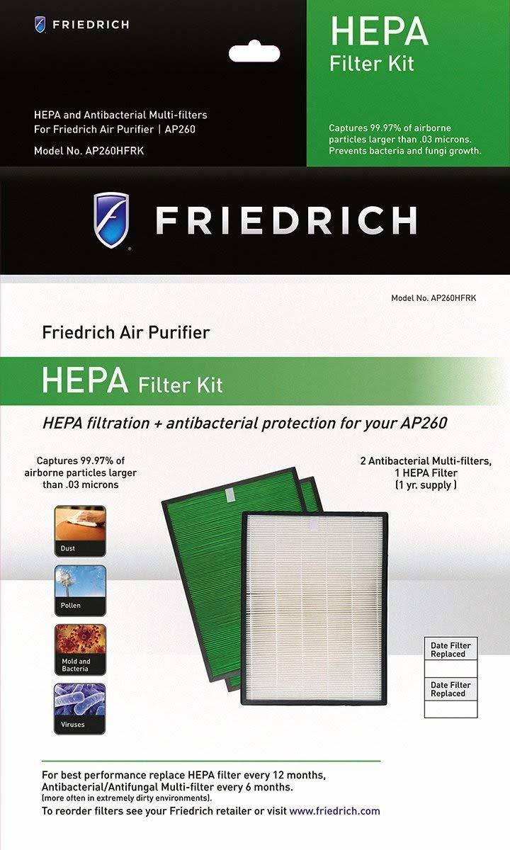 Friedrich Ap260hfrk Annual HEPA Filter Replacement Kit for ap260