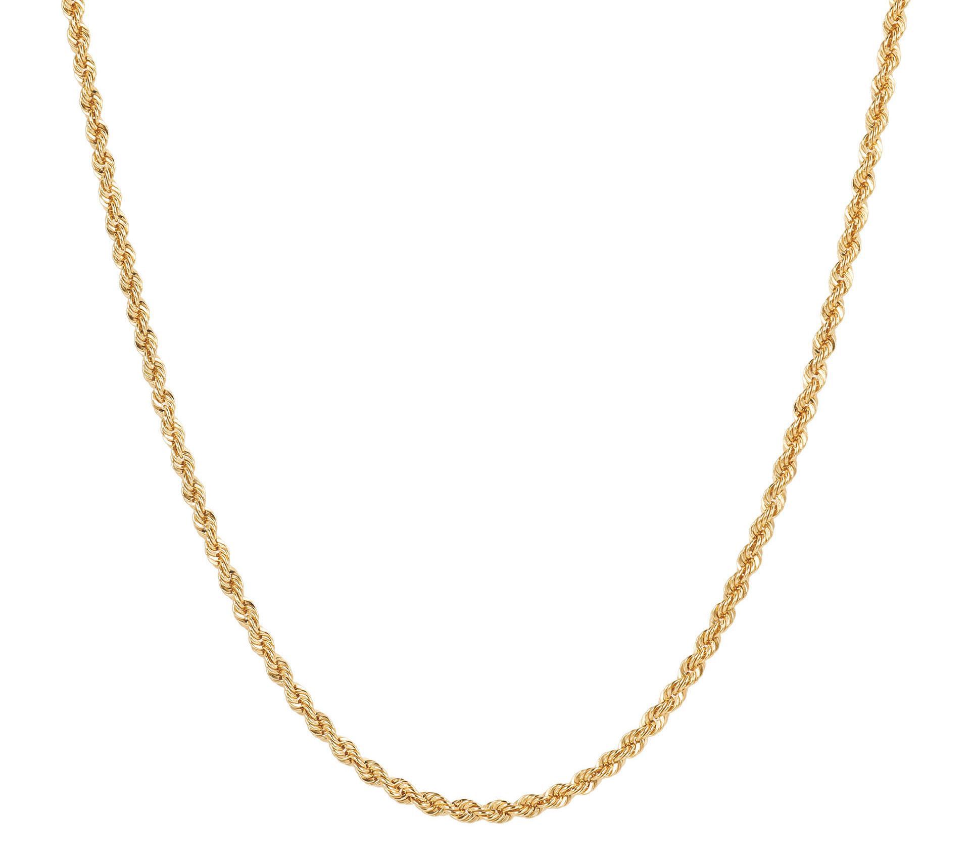 Veronese 18K Clad Rope Chain 18