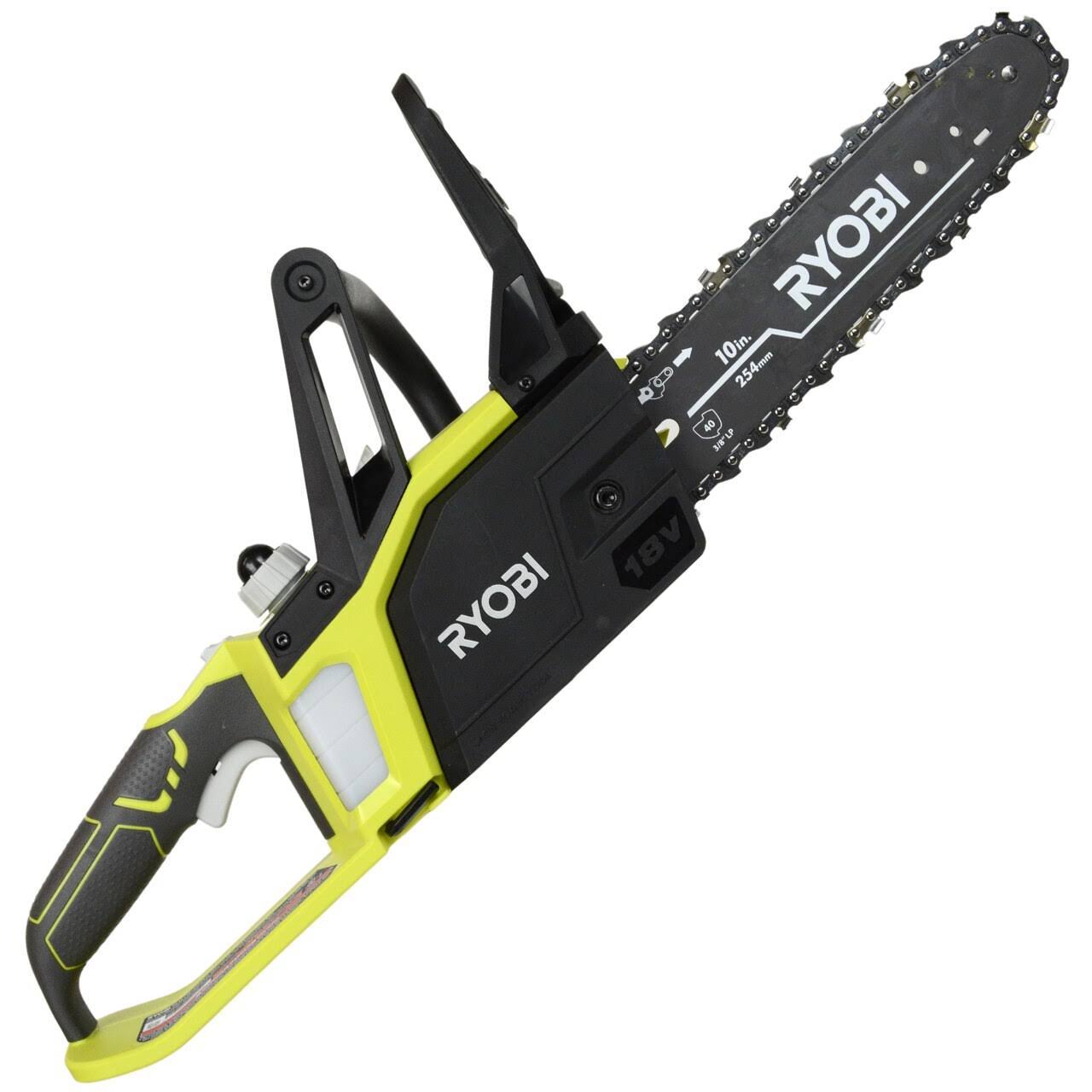 Ryobi One+ 10 in. 18-Volt Lithium-Ion Cordless Chainsaw - Battery and Charger Not Included P546