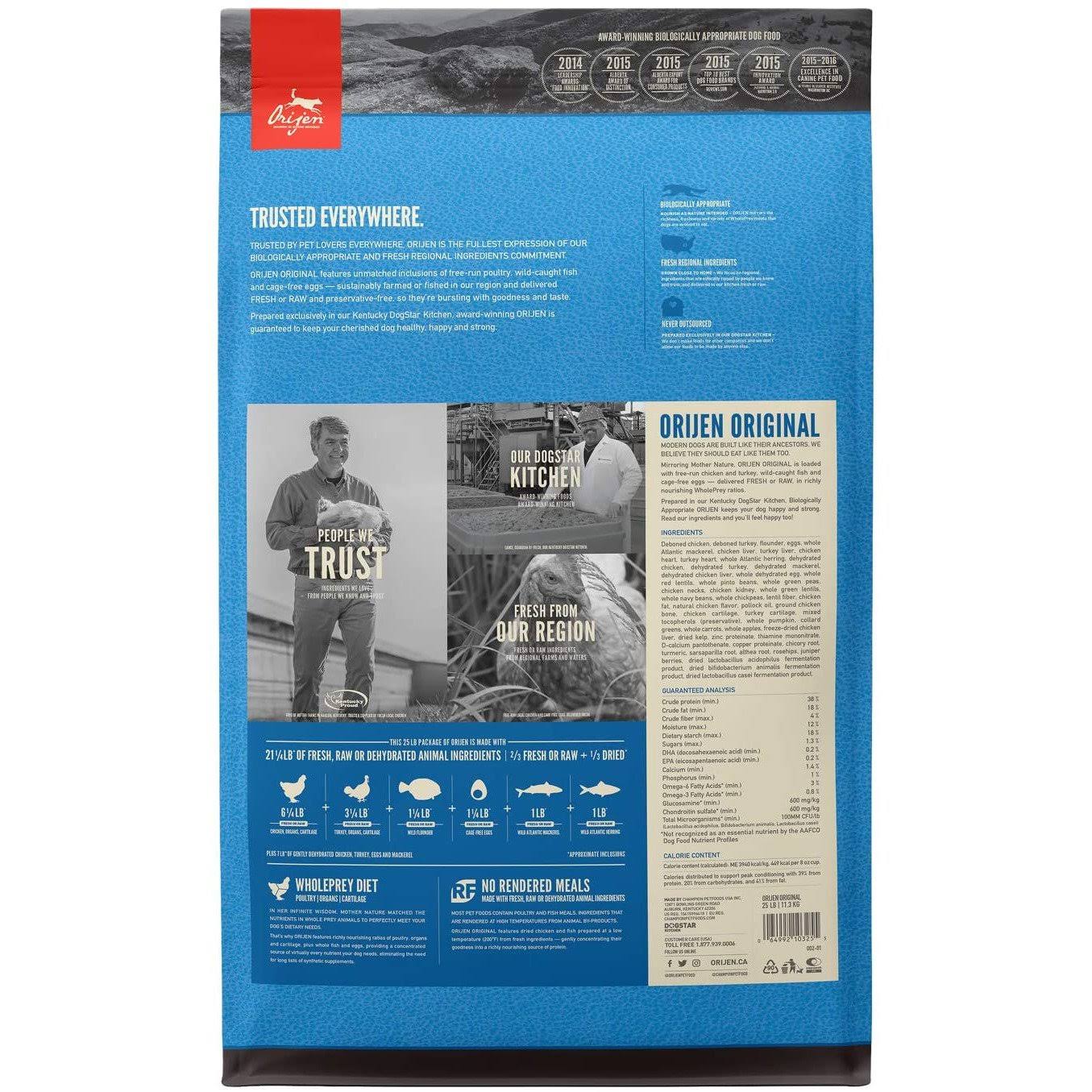 Orijen Original Dry Dog Food - 25 lb bag