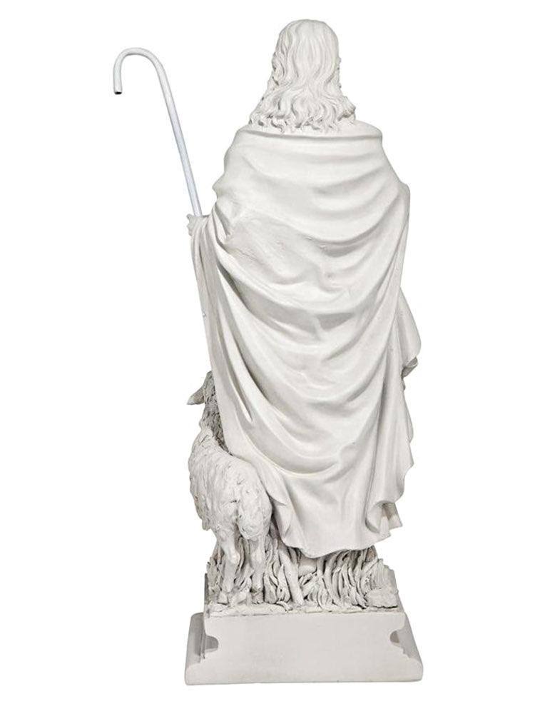 Design Toscano Jesus The Good Shepherd Garden Statue, Gray, Large