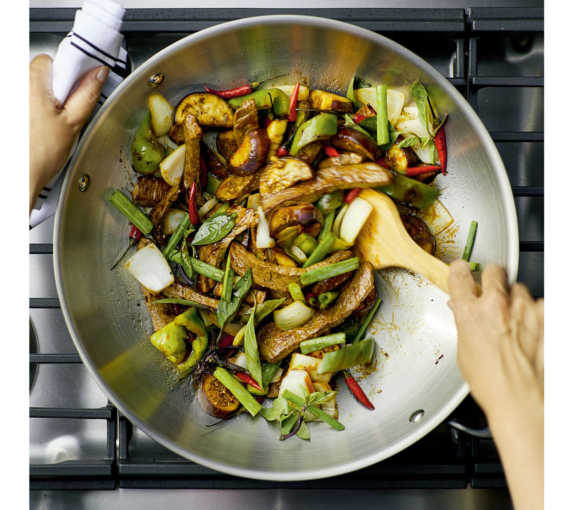 KitchenAid 5-Ply Clad Stainless Steel 15-Inch Wok