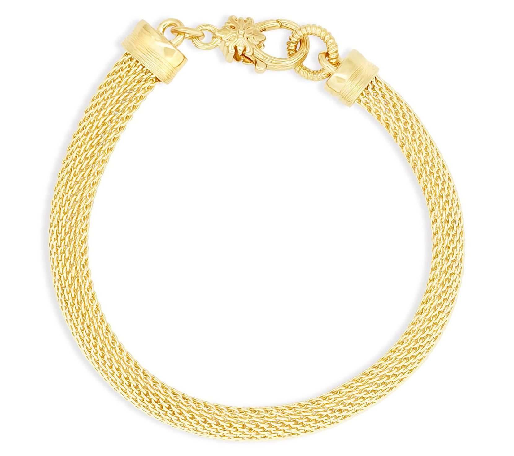 Ariva 18K Gold Vermeil Mesh Bracelet