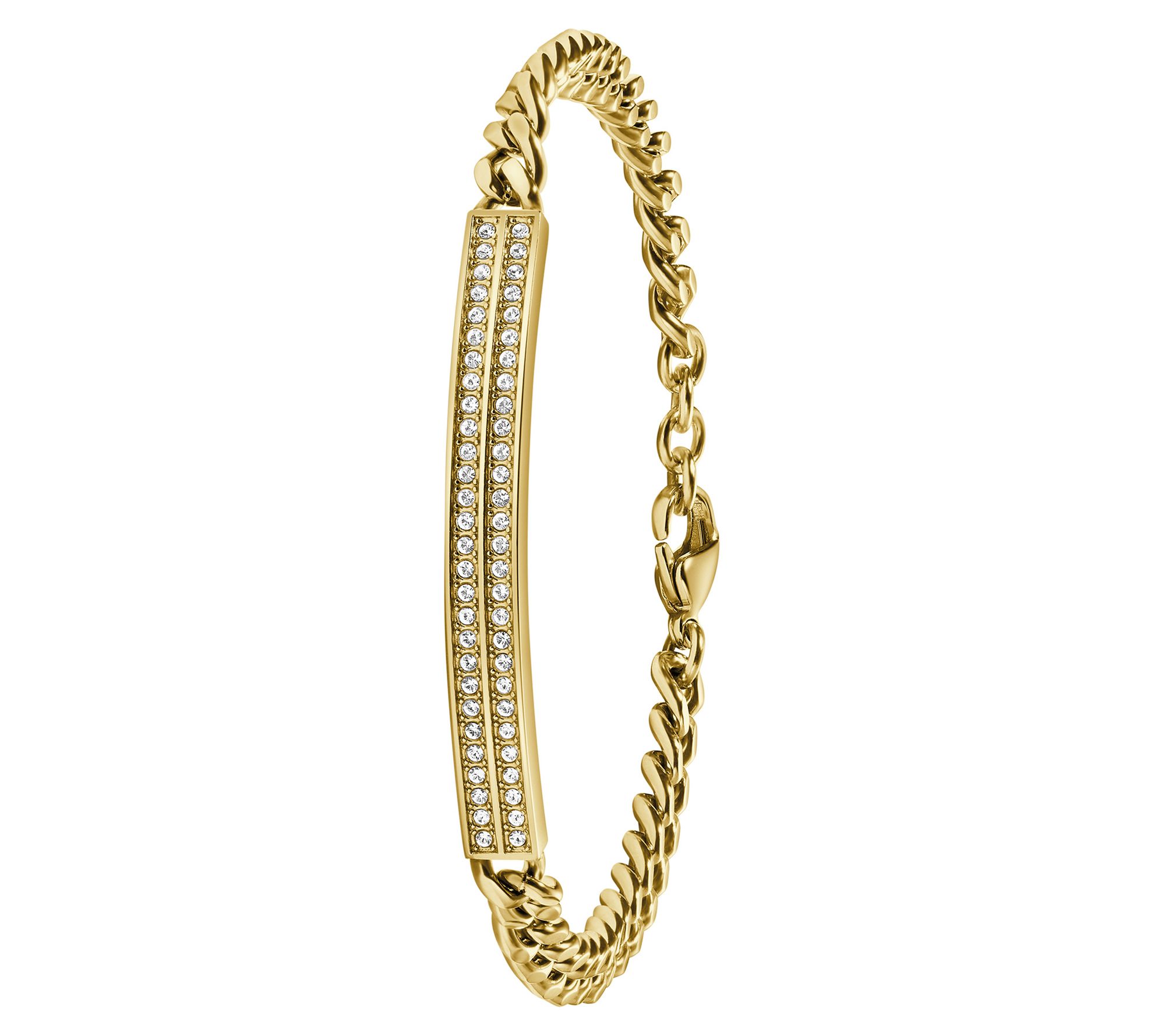 Caravelle by Bulova Women's Crystal Watch & Bracelet Set