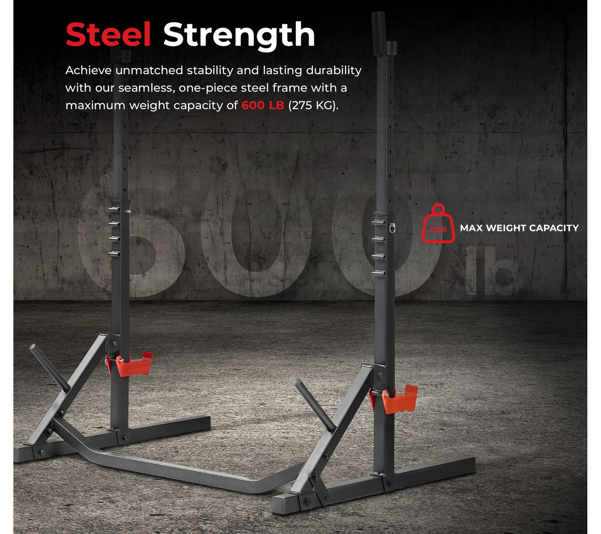 Sunny Multifunctional Adjustable Bench Press Squat Rack