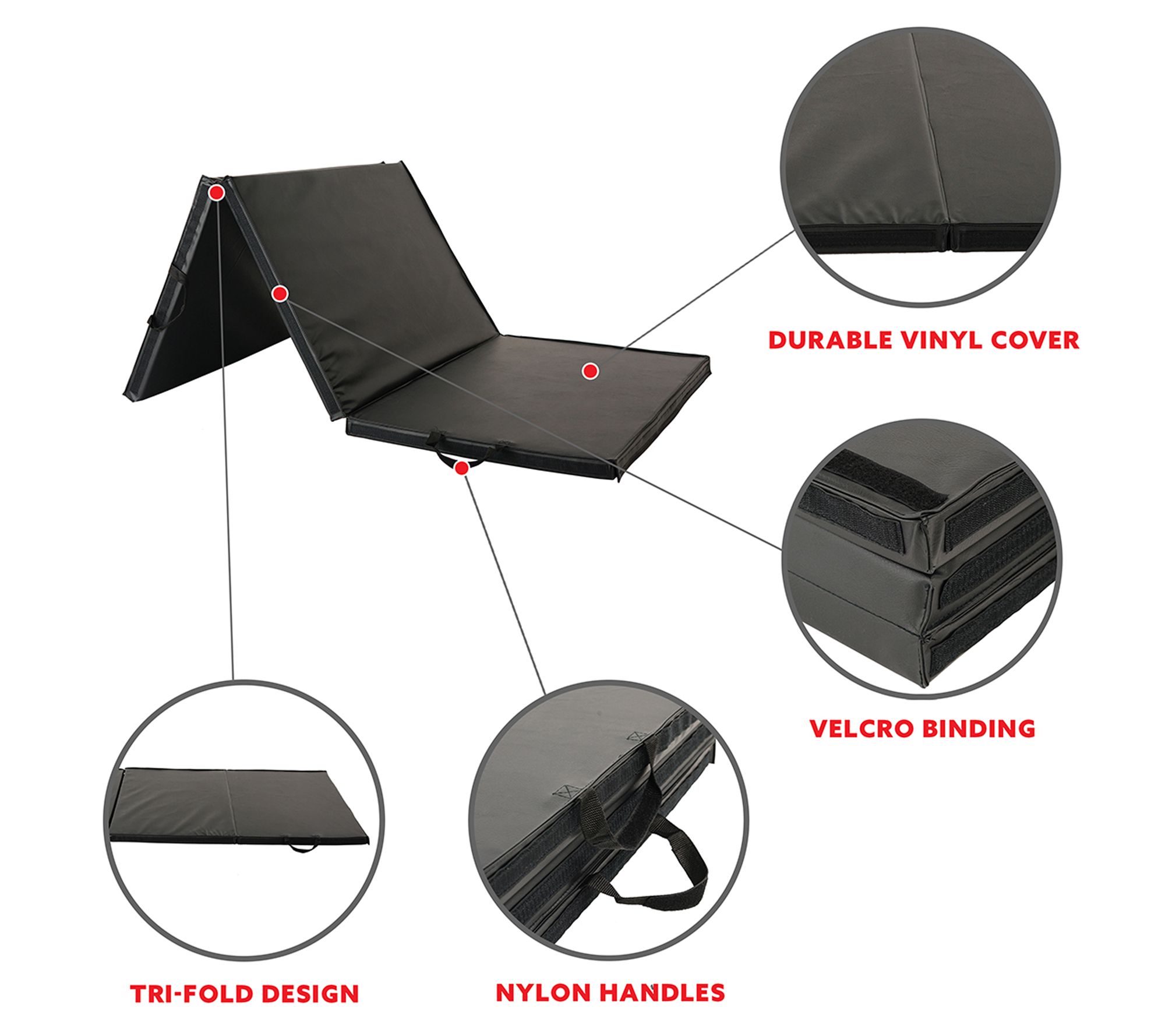 Sunny Health & Fitness Folding Gym Mat