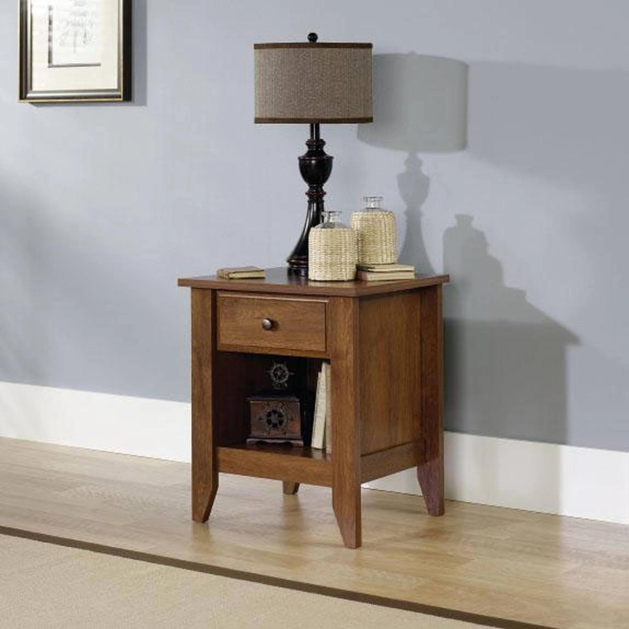 Sauder Shoal Creek Nightstand, Oiled Oak