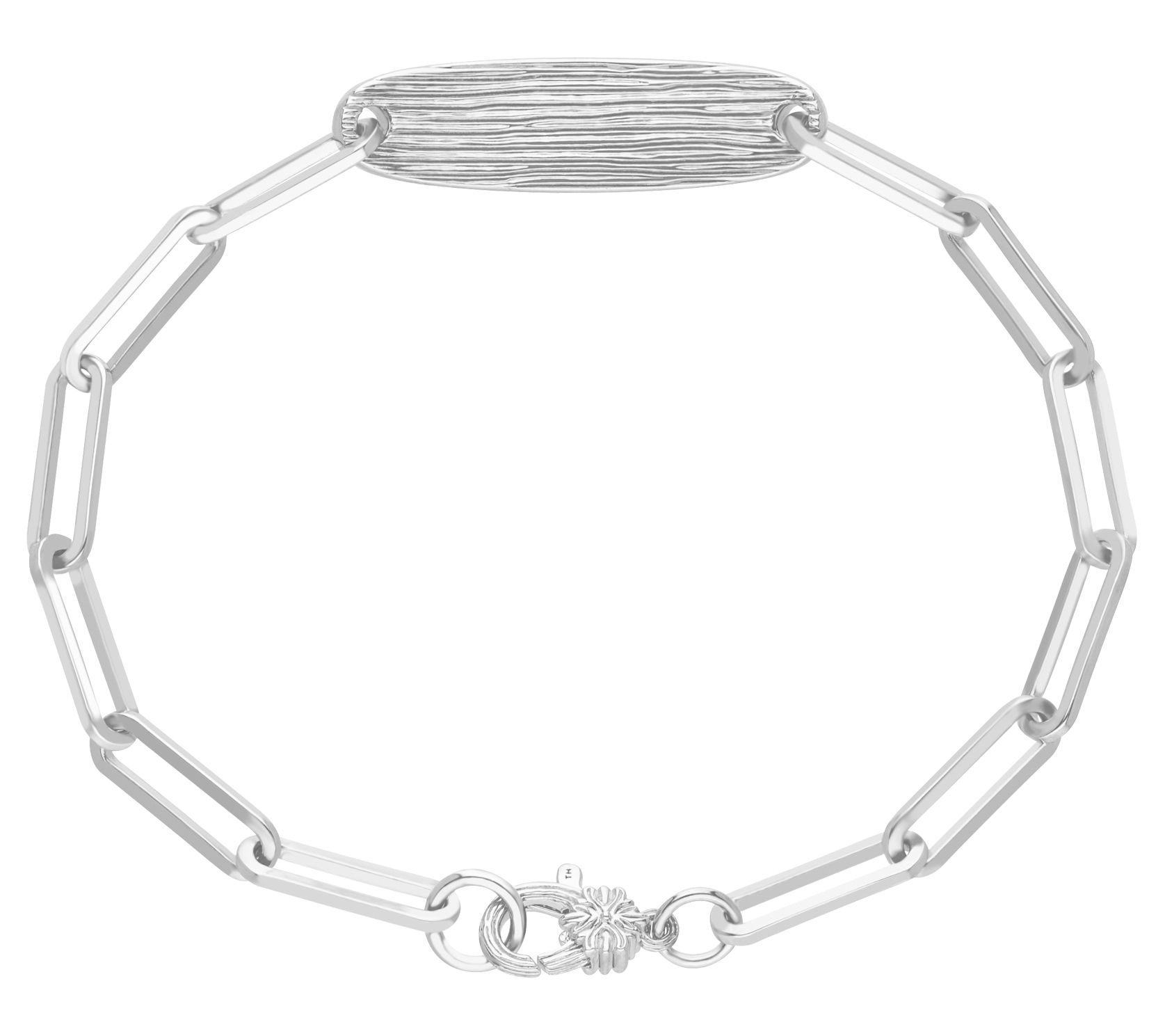Ariva Sterling Silver Diamonique Affirmation Bracelet