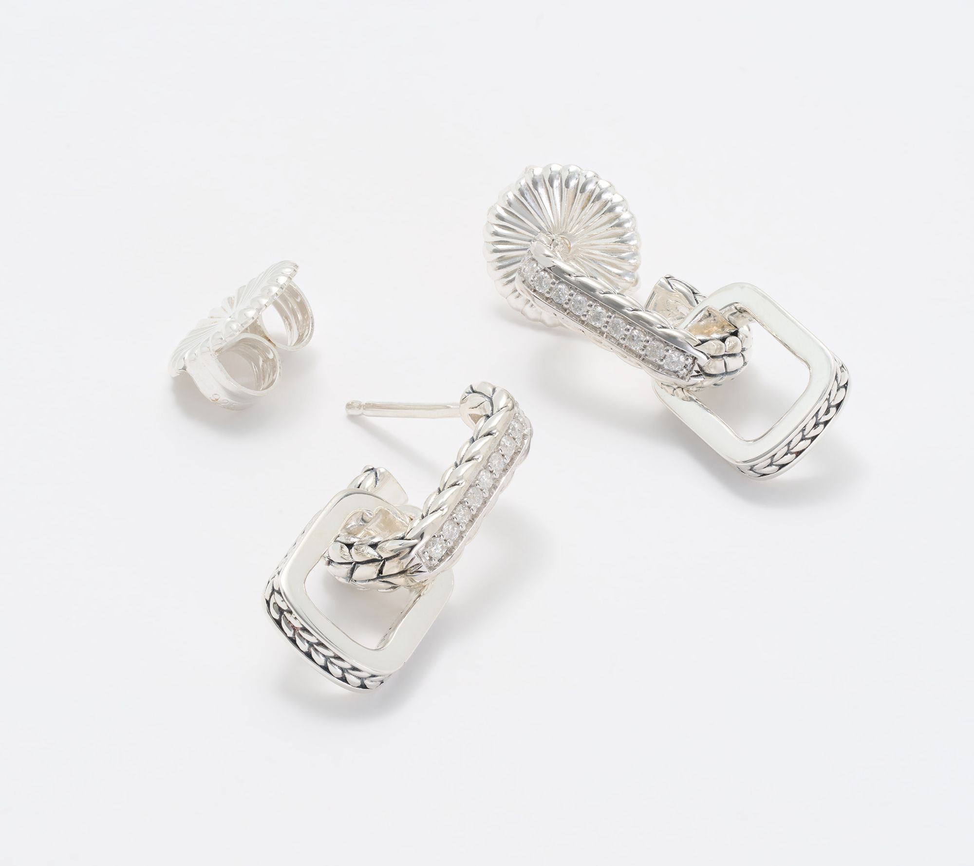 JAI Sterling Silver & Diamond 1