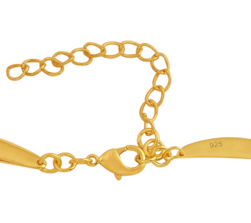 Sterling Scalloped Collar Necklace by Silver Style