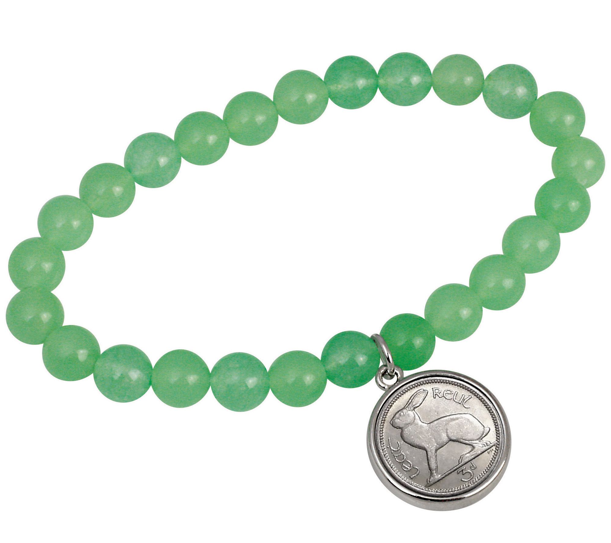 American Coin Treasures Irish Three Pence CoinBracelet