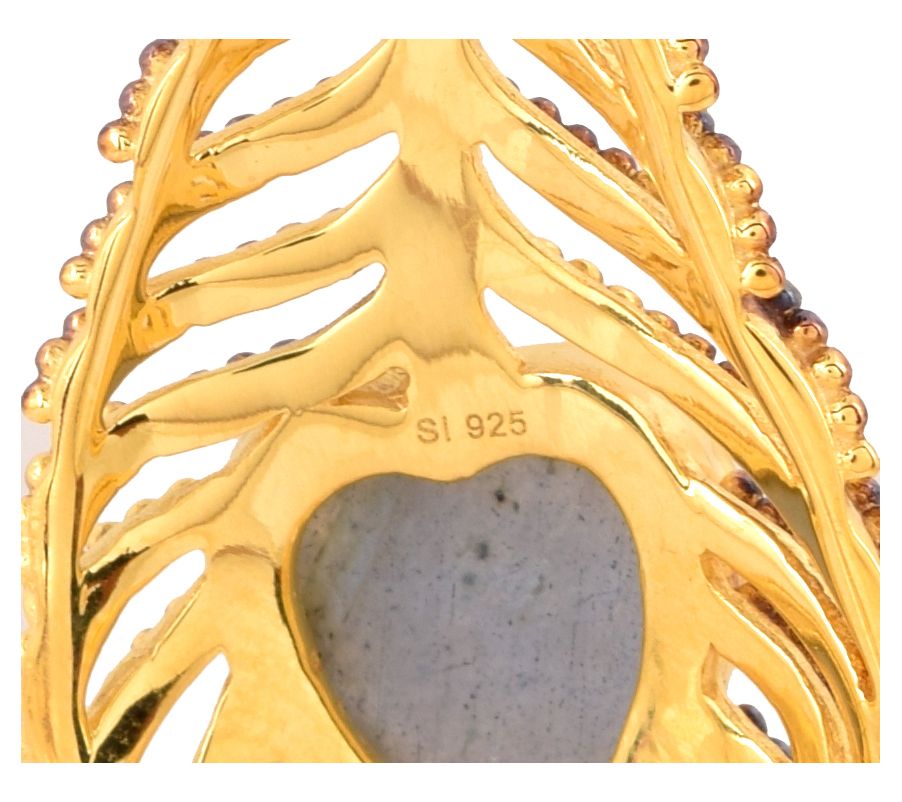 Affinity Gems Labradorite Dangle Earrings, Sterling