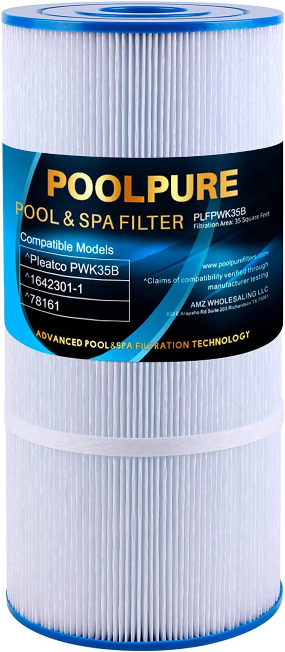 POOLPURE PWK35B Filter Replaces Watkins 1642301-1, 78161, 78286, Hot Spring Limelight Series Filter Cartridge 1PACK