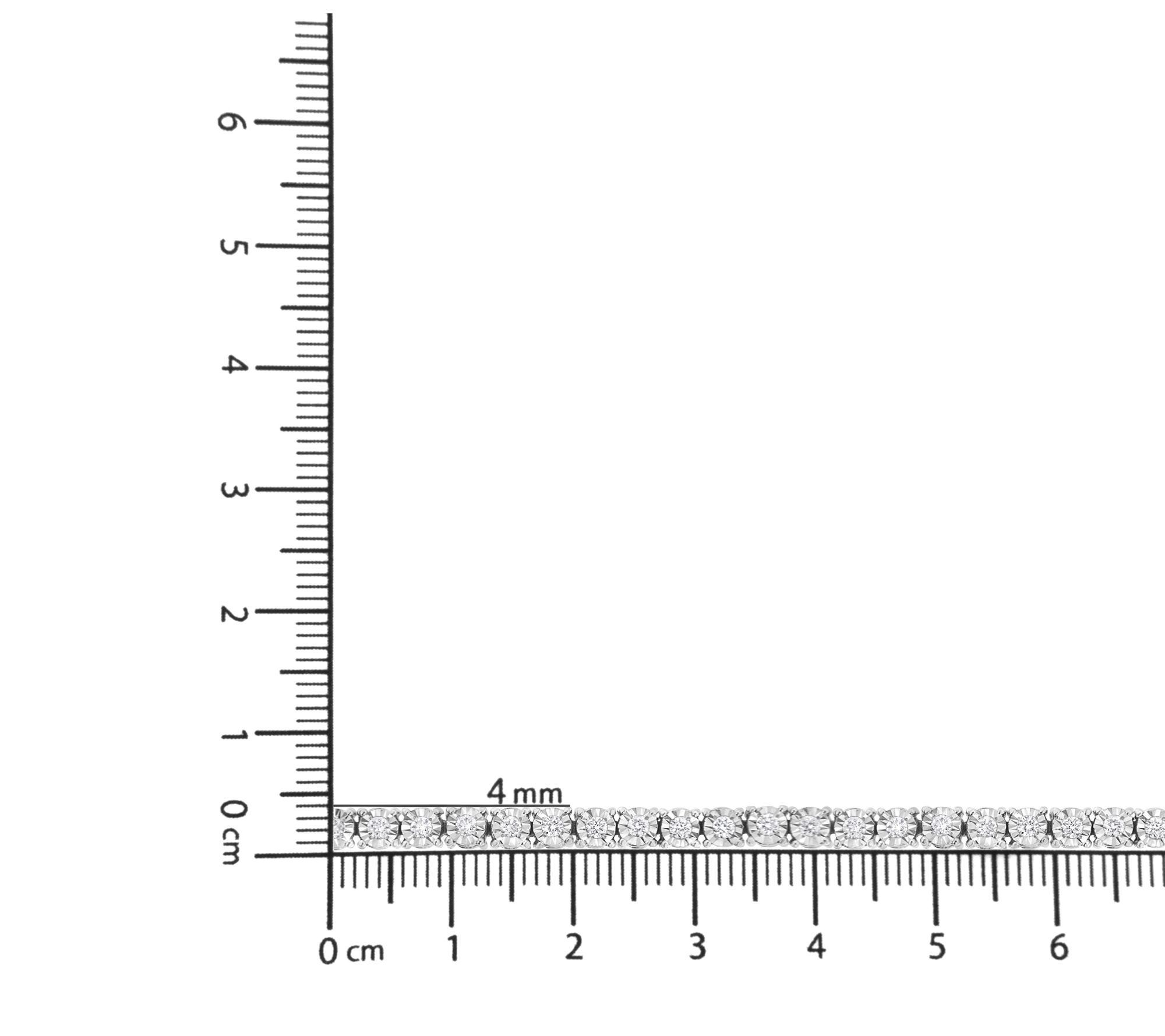 Haus of Brilliance Lab Grown Diamond Tennis Bracelet, Sterling