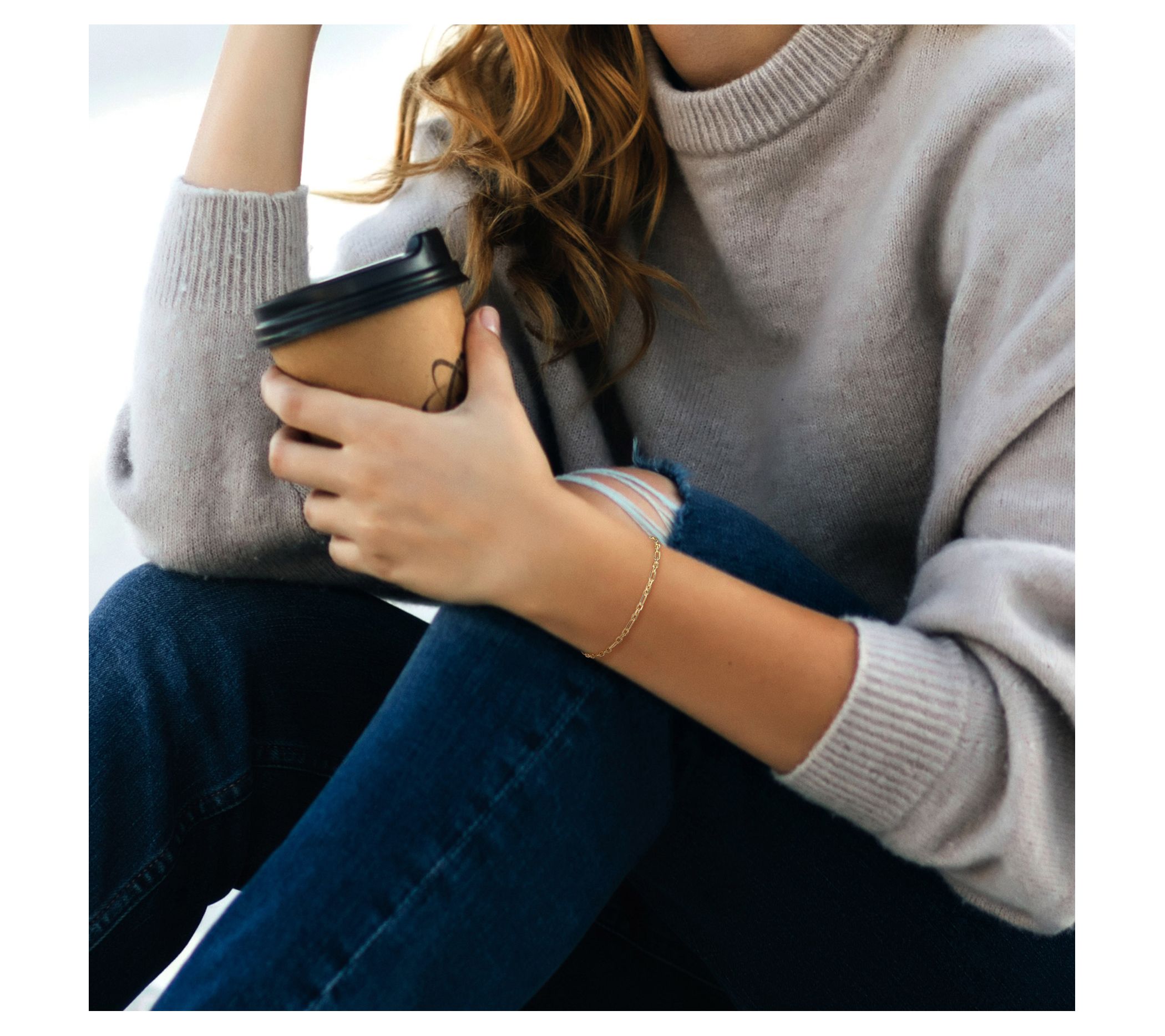 3 mm Diamond Cut Figaro Chain Bracelet, Sterlin