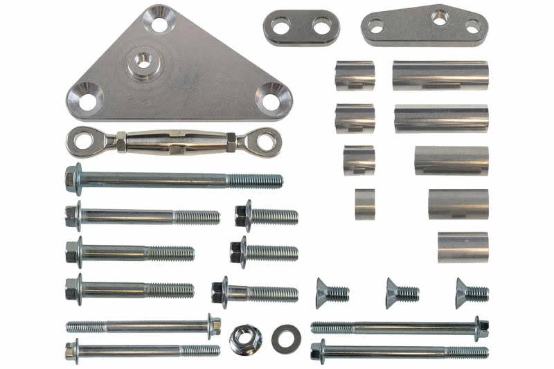 ICT Billet 551399-3 - LS Truck - Alternator Bracket Kit w/ Turnbuckle Tensioner