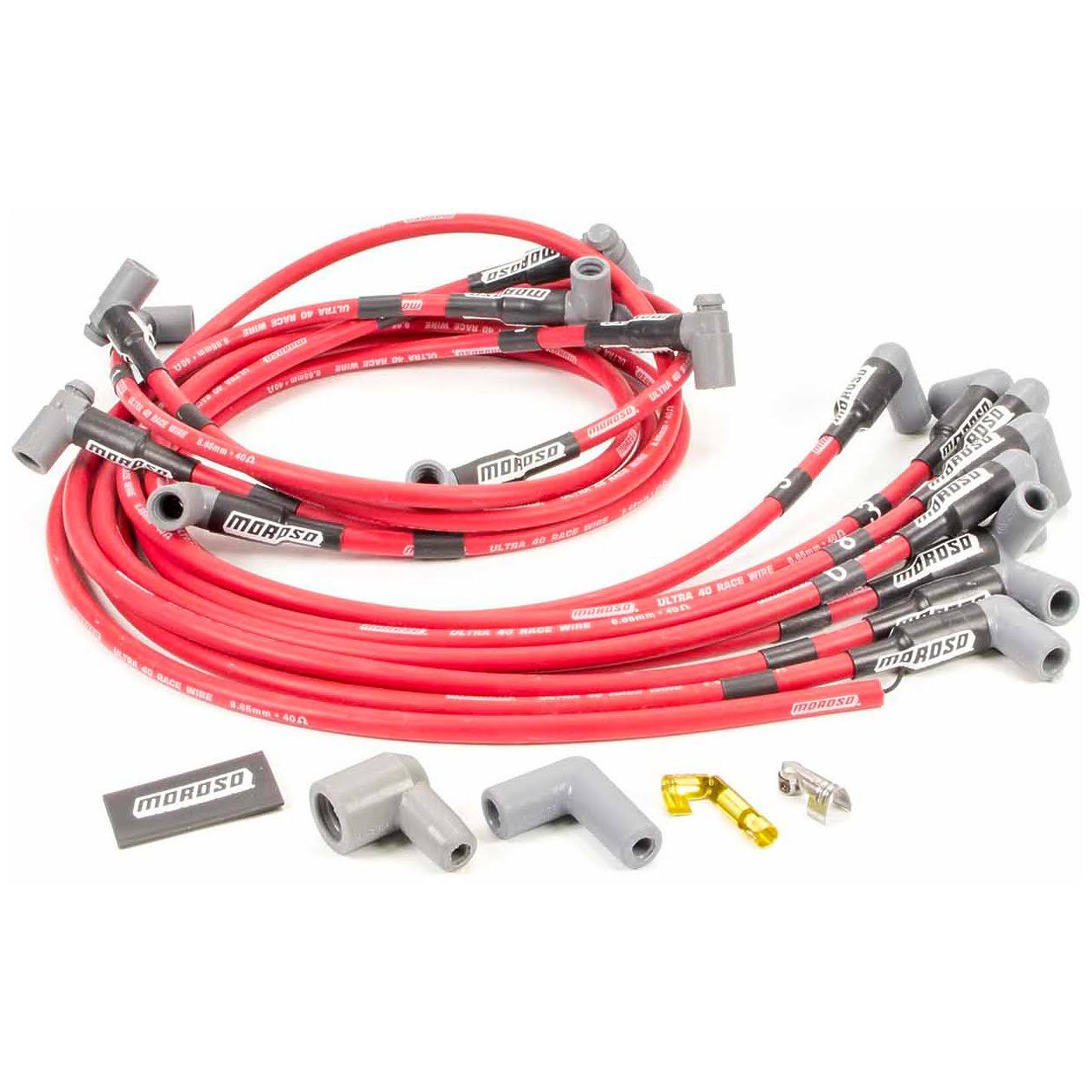 Moroso 73686 Ultra 40 Plug Wire Set - Red