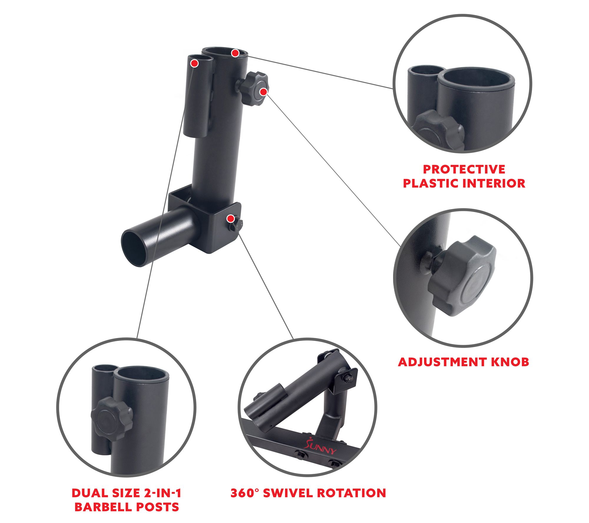 Sunny Health & Fitness Landmine Attachment - SF -XFA004